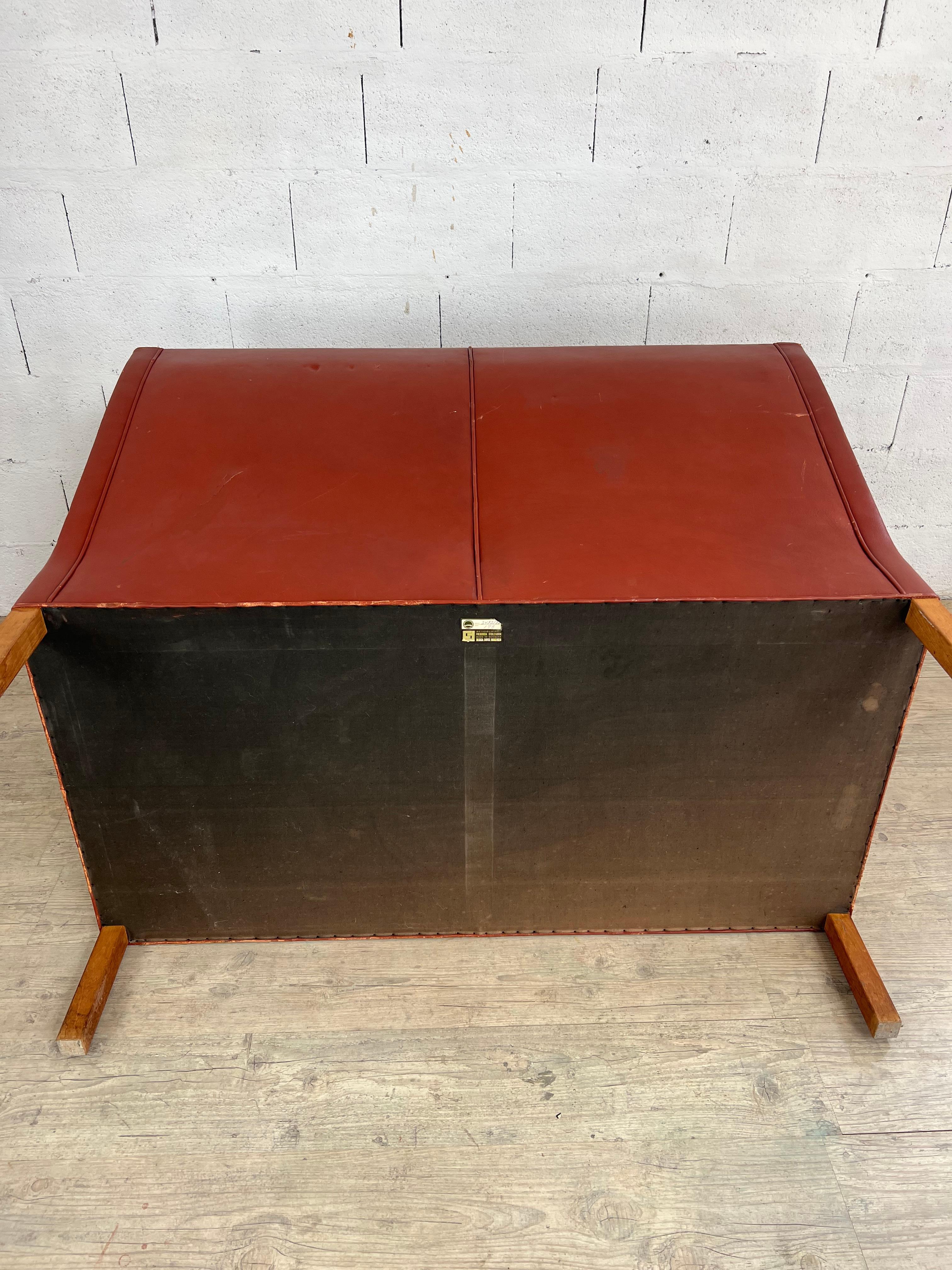 Divano a due posti in pelle cognac di Børge Mogensen per Fredericia Stolefabrik In condizioni buone in vendita a PARIS, FR