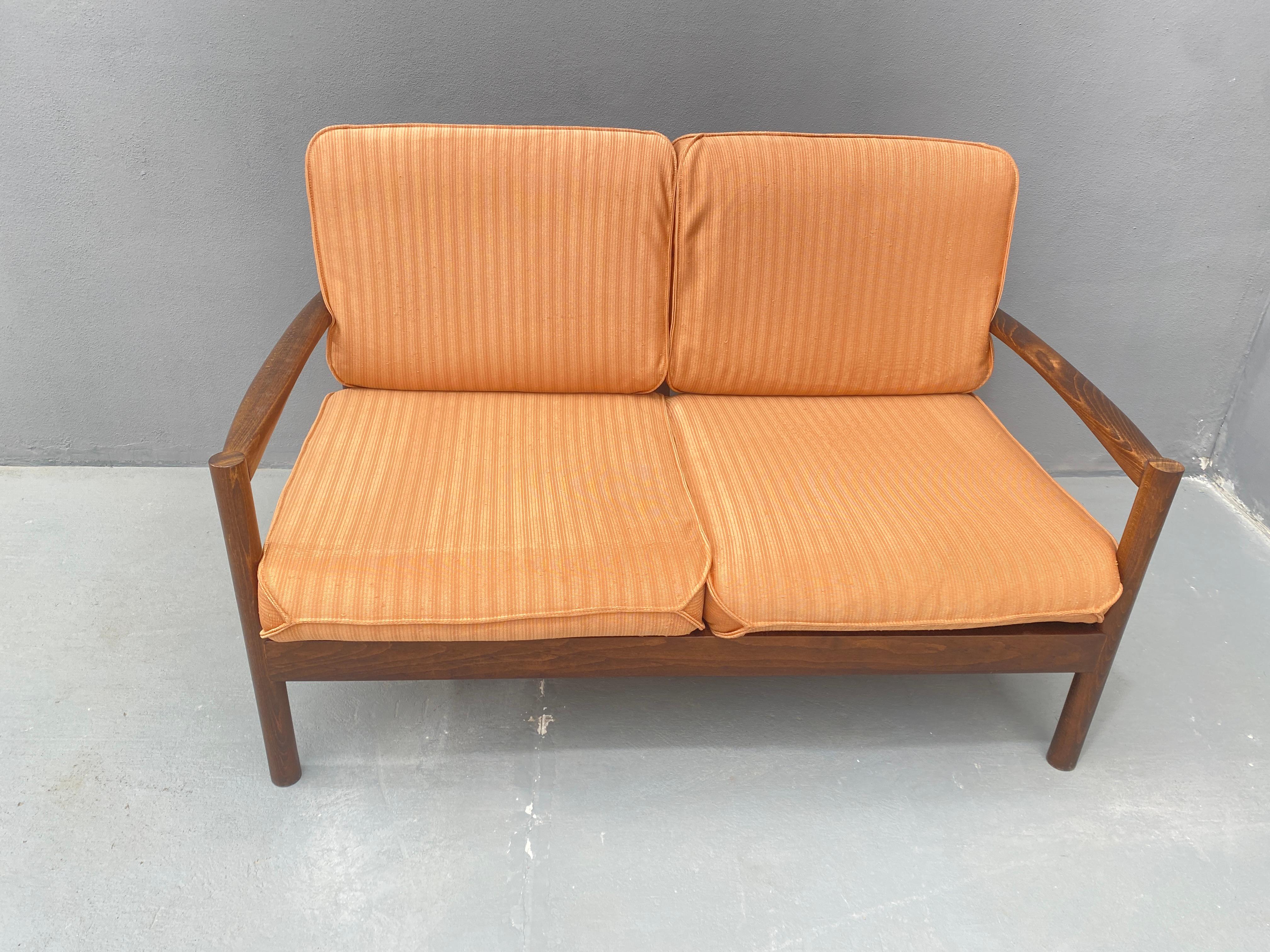Scandinavo moderno Divano a due posti in stile scandinavo, anni '80 in vendita