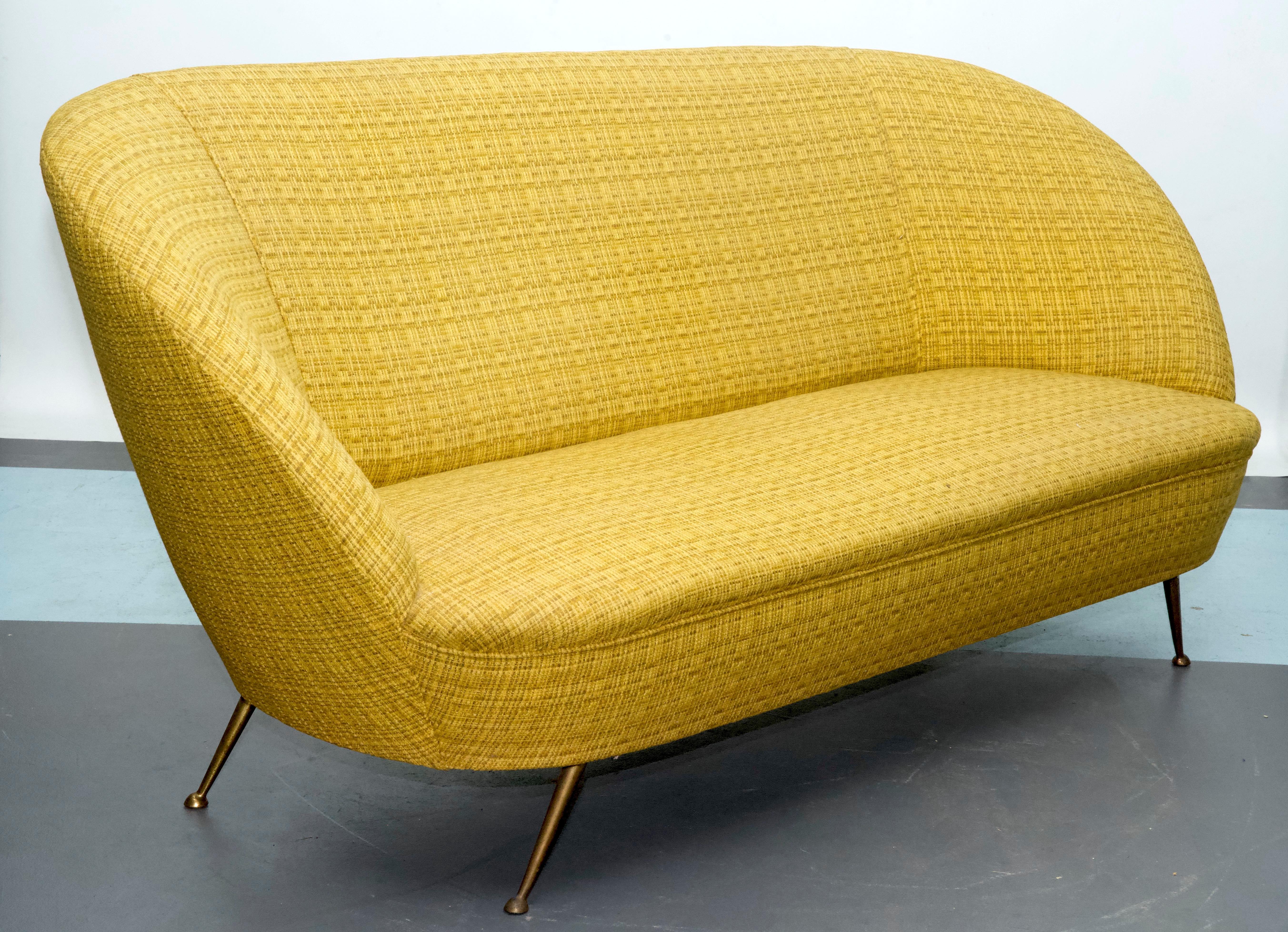 italien Canapé deux places dans le style d'Ico Parisi, Italie, années 1950 en vente