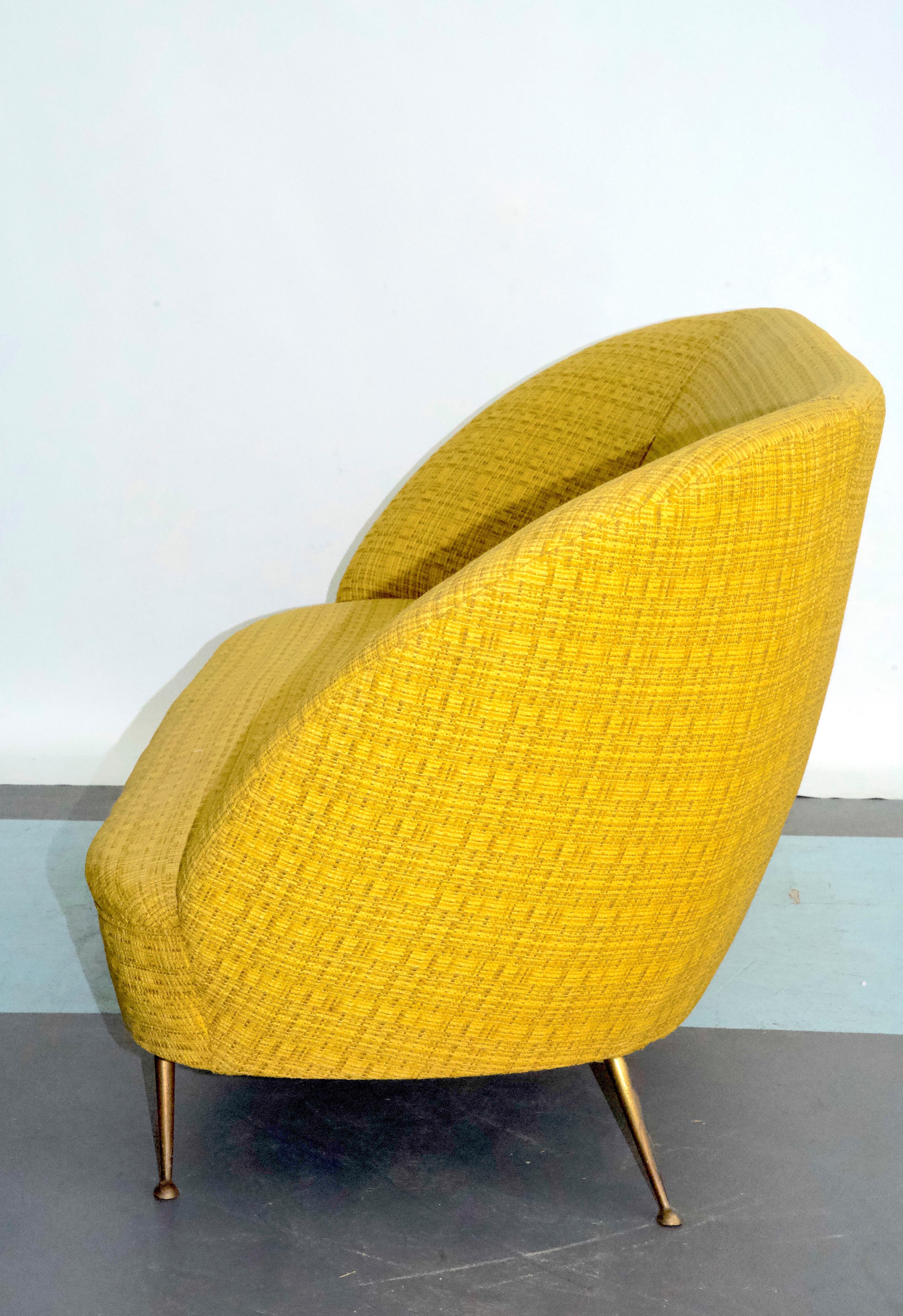 Canapé deux places dans le style d'Ico Parisi, Italie, années 1950 en vente 2