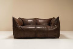 Two-Seater Sofa 'Le Bambole' in Leather by Mario Bellini for B&B Italia, 1972