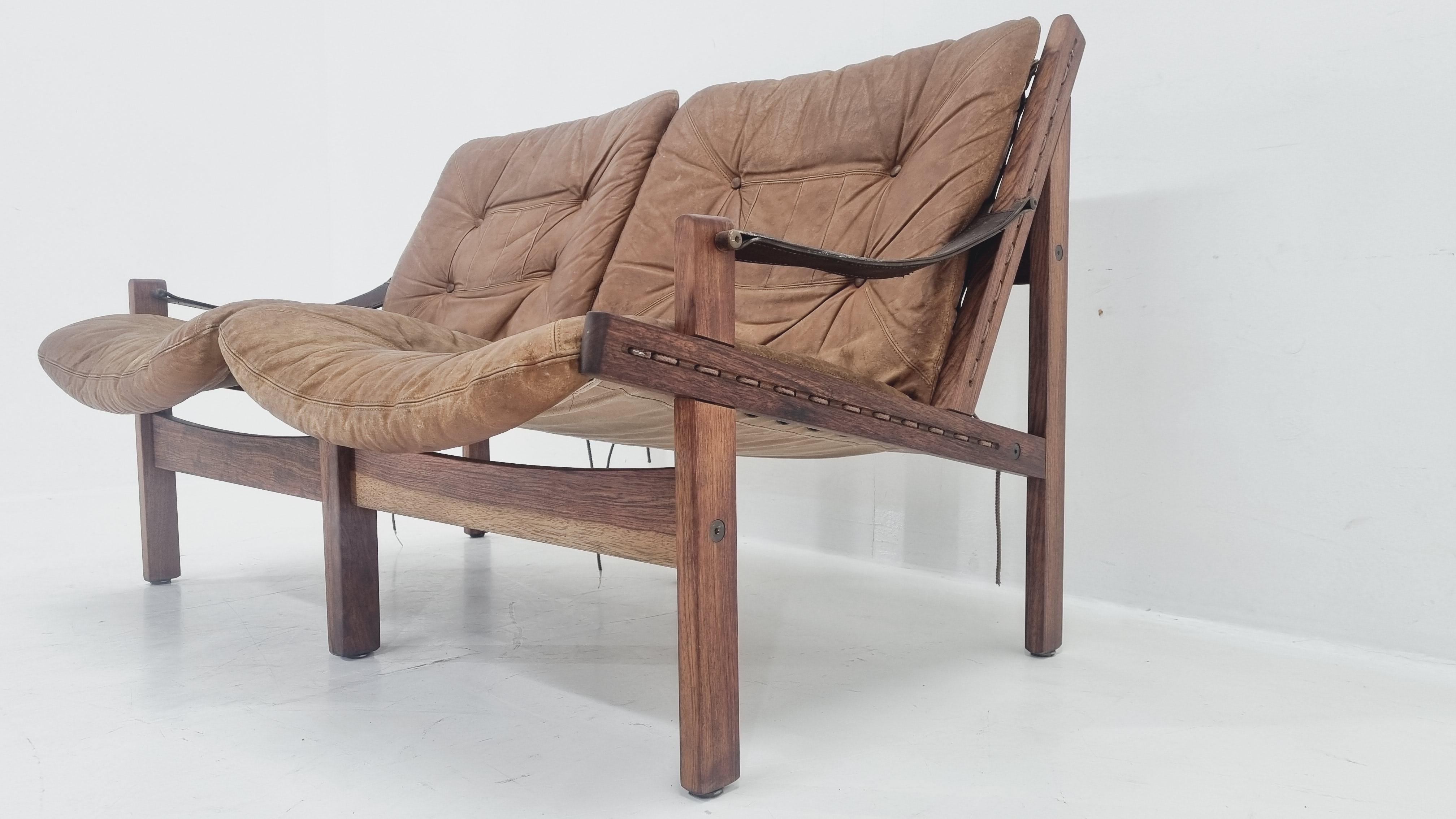 Two-Seater Sofa Set Hunter by Torbjørn Afdal for Bruksbo Norway, 1960s For Sale 3
