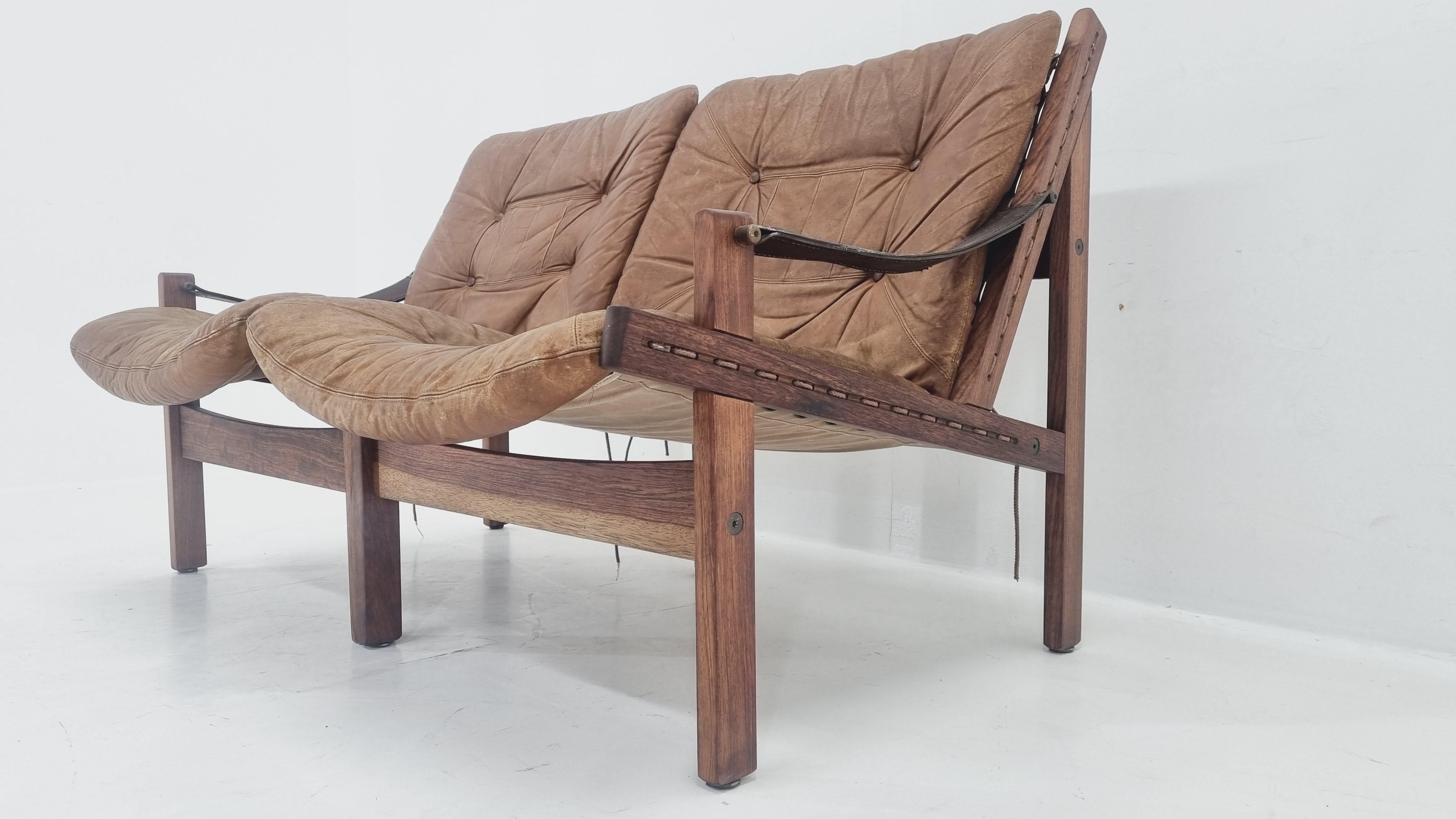 Two-Seater Sofa Set Hunter by Torbjørn Afdal for Bruksbo Norway, 1960s For Sale 4