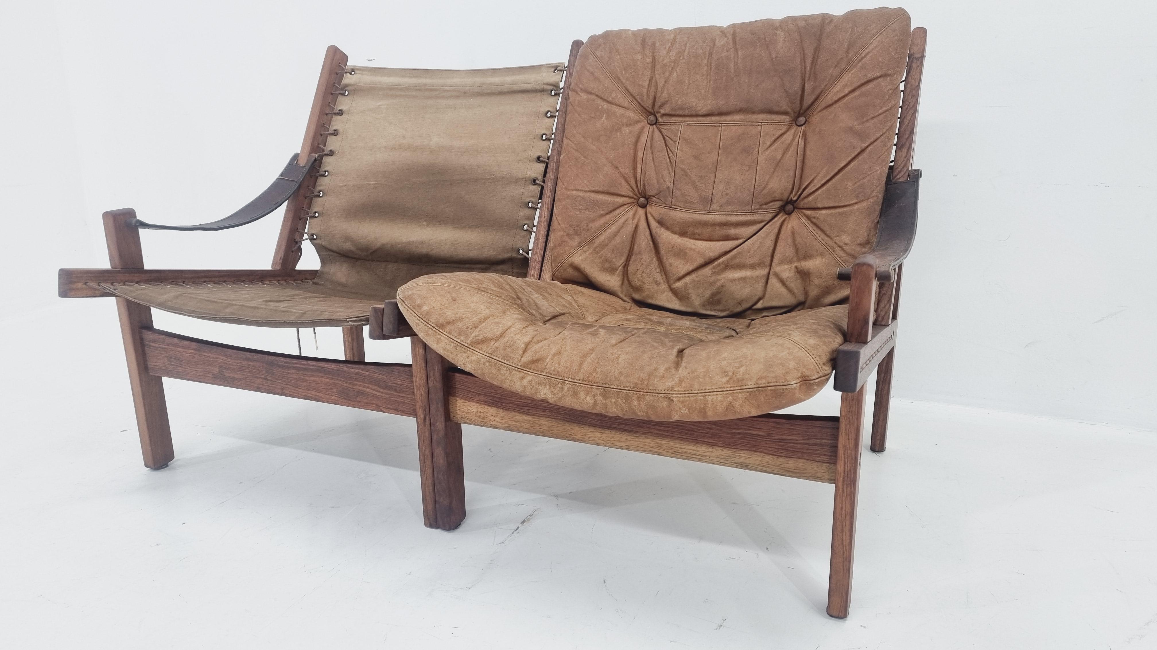 Two-Seater Sofa Set Hunter by Torbjørn Afdal for Bruksbo Norway, 1960s For Sale 7