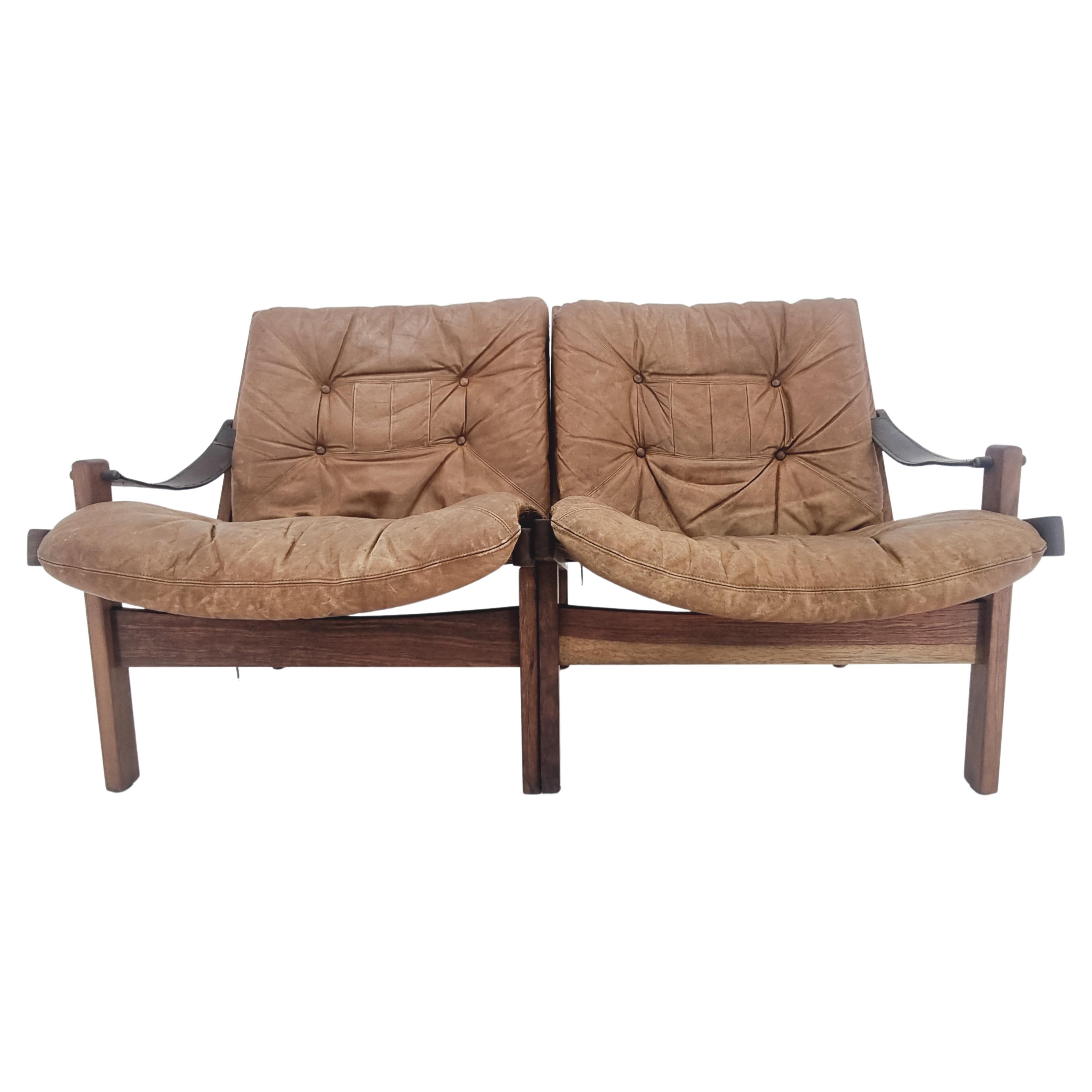 Two-Seater Sofa Set Hunter by Torbjørn Afdal for Bruksbo Norway, 1960s For Sale