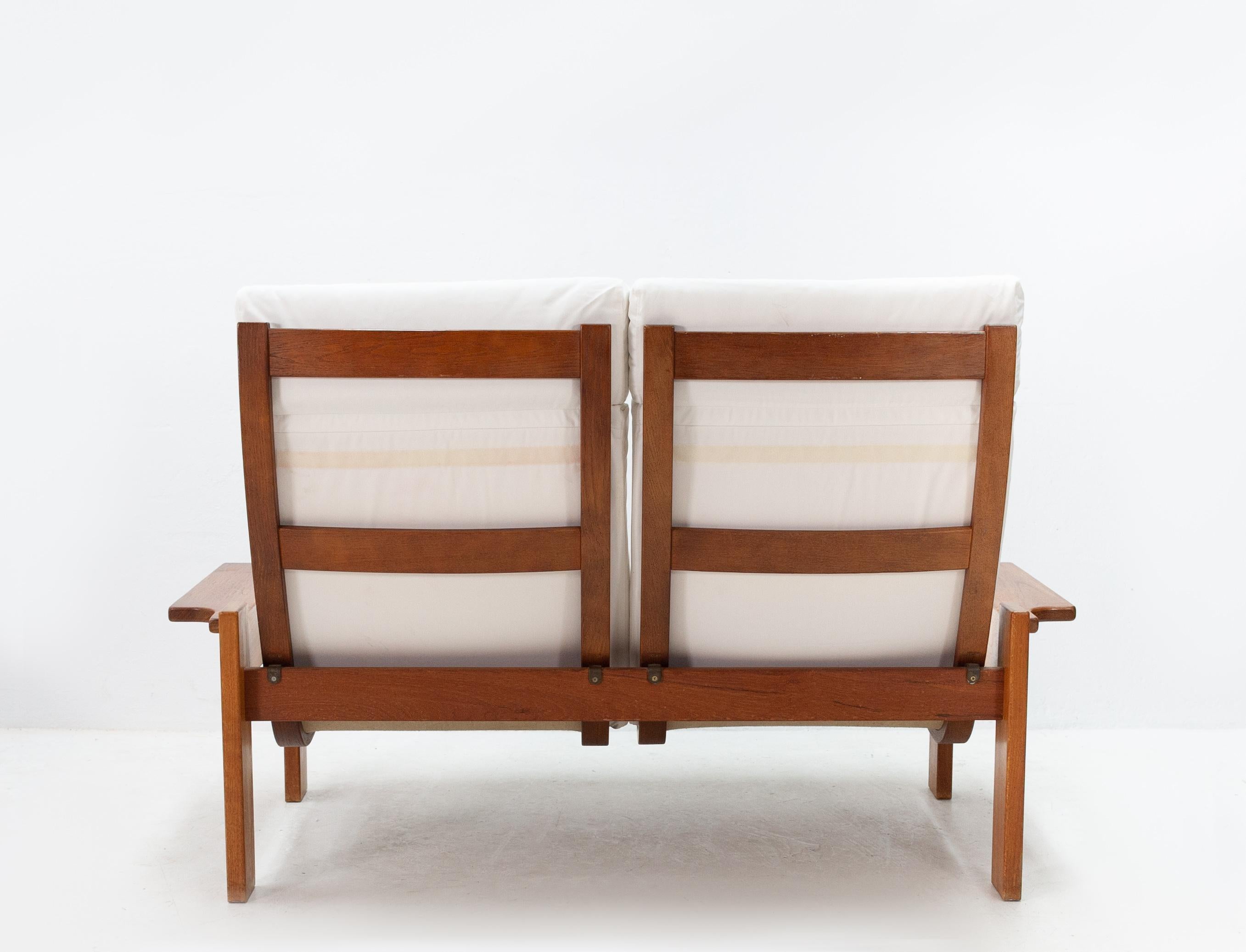 Mid-20th Century Two-Seat Sofa Yngve Ekstrom for Swedese, 1960s