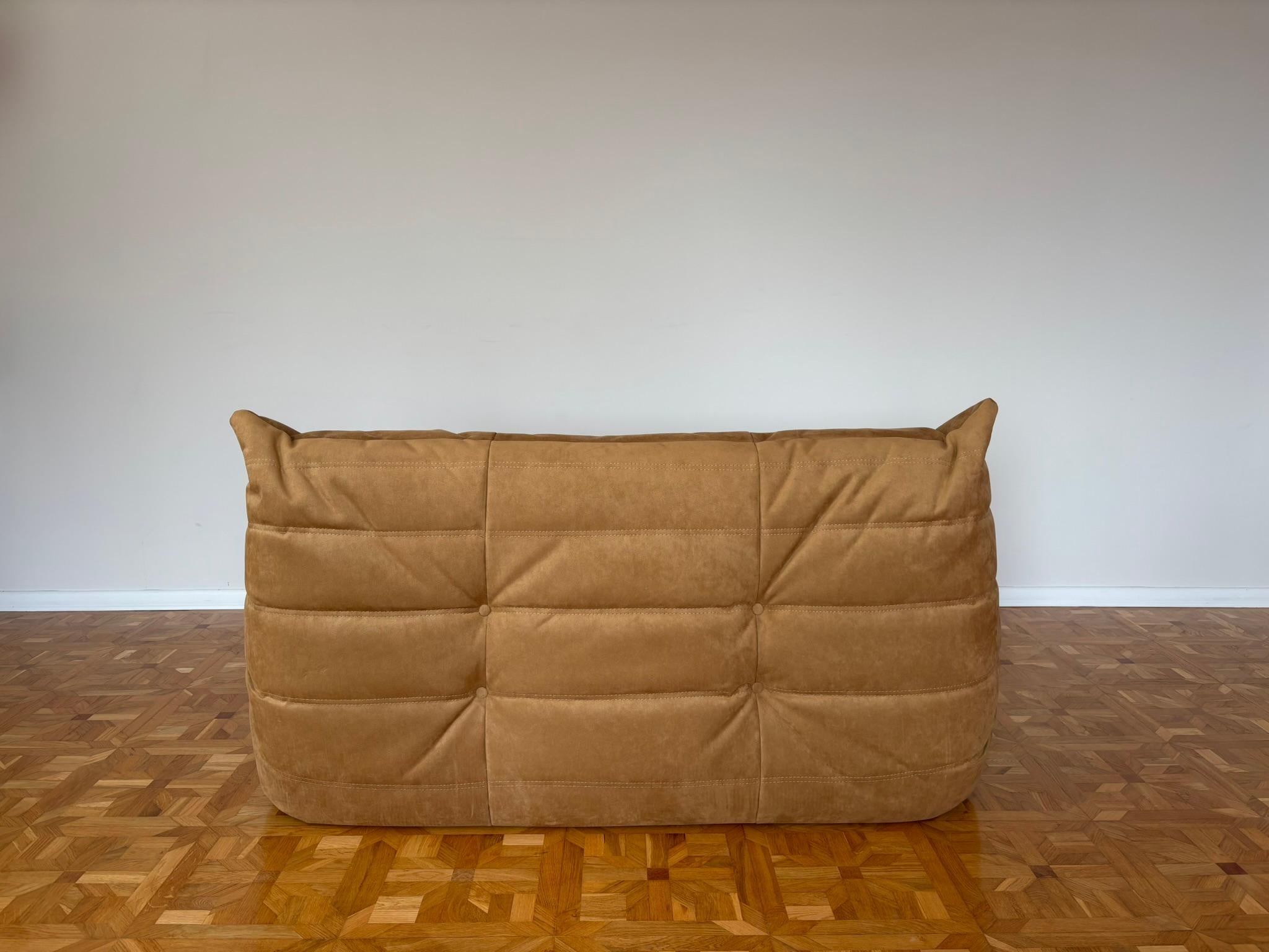 French Two-Seater Togo Sofa by Michel Ducaroy for Ligne Roset For Sale