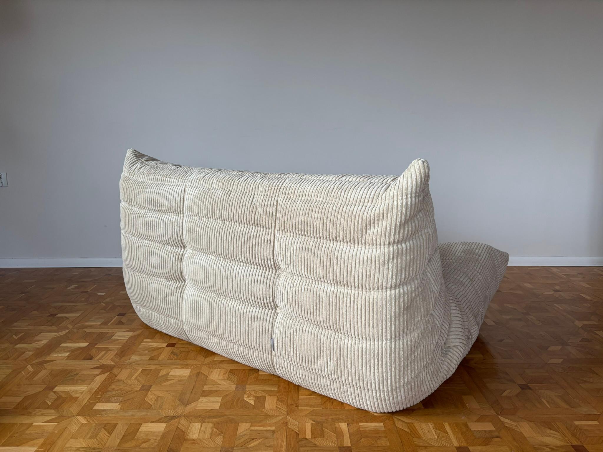 Togo-Sofa mit zwei Sitzen von Michel Ducaroy für Ligne Roset im Zustand „Hervorragend“ im Angebot in Radomsko, Województwo łódzkie