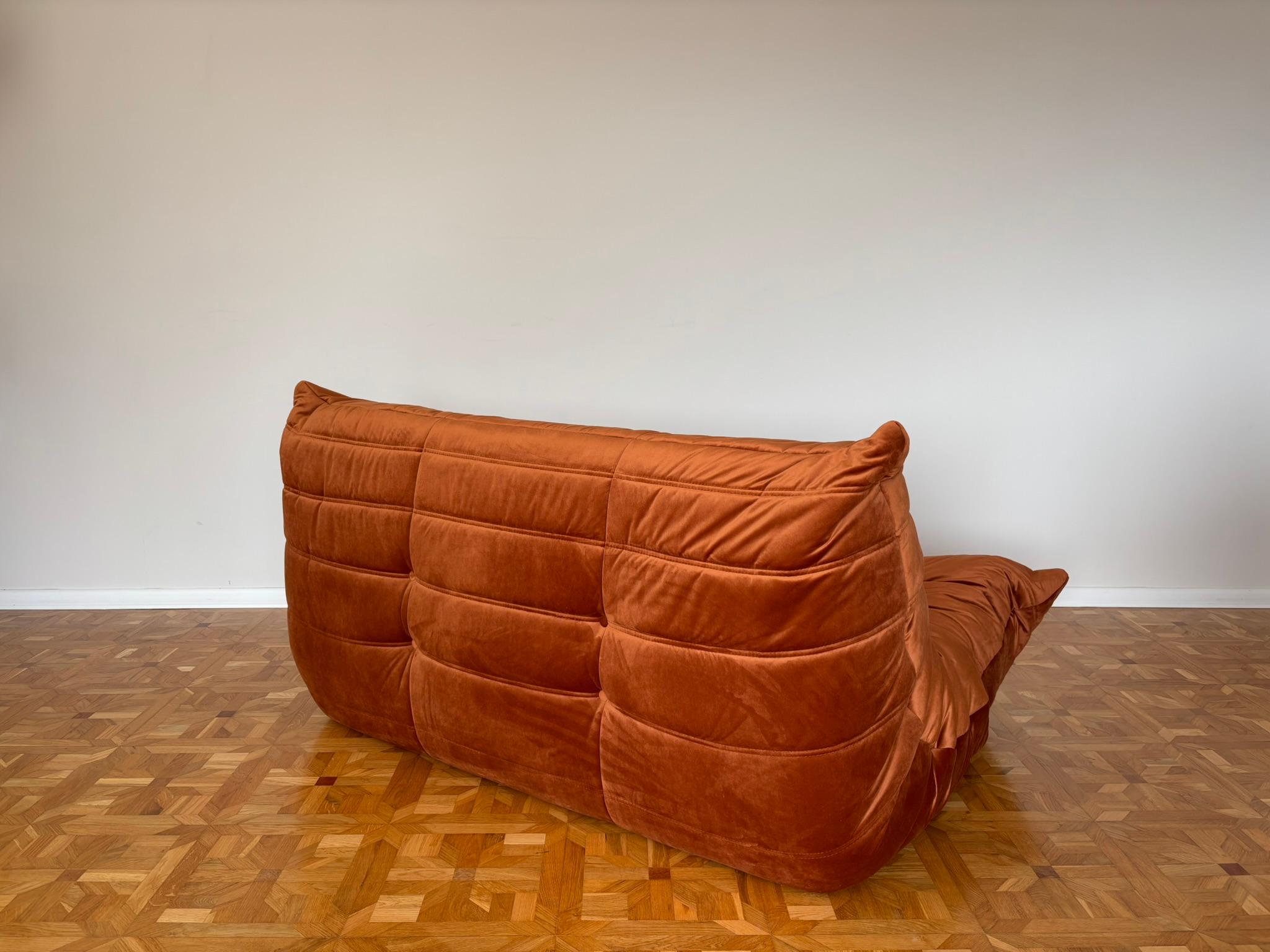 XX secolo Divano a due posti Togo di Michel Ducaroy per Ligne Roset in vendita