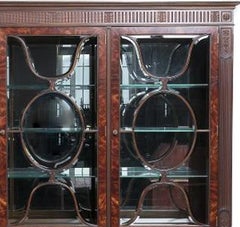 Two-section display cabinet