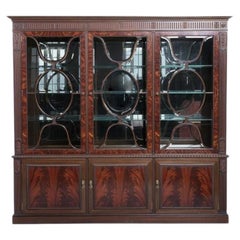 Two-section display cabinet