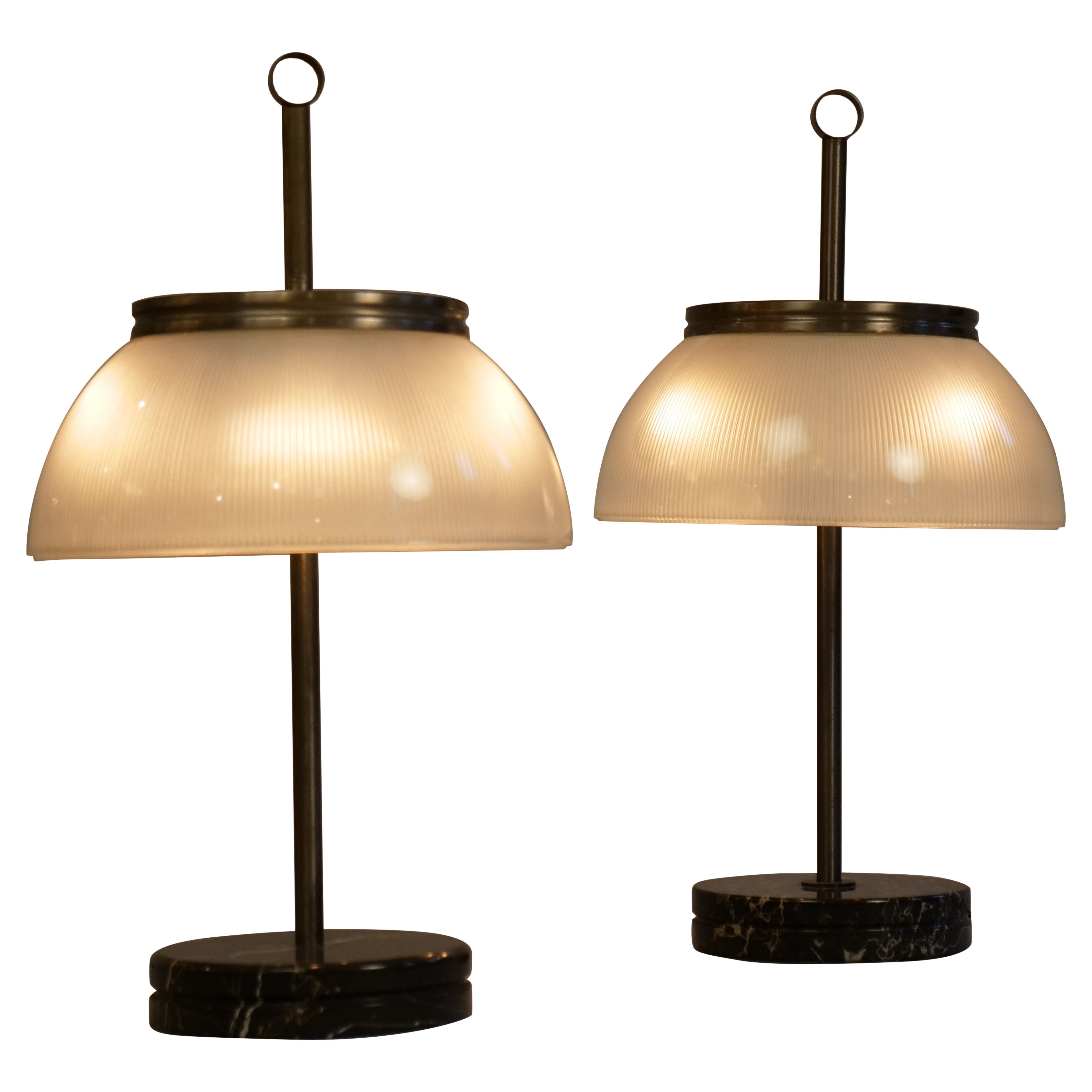 Two Sergio Mazza
Alfa
table lights. Original edition c1960
