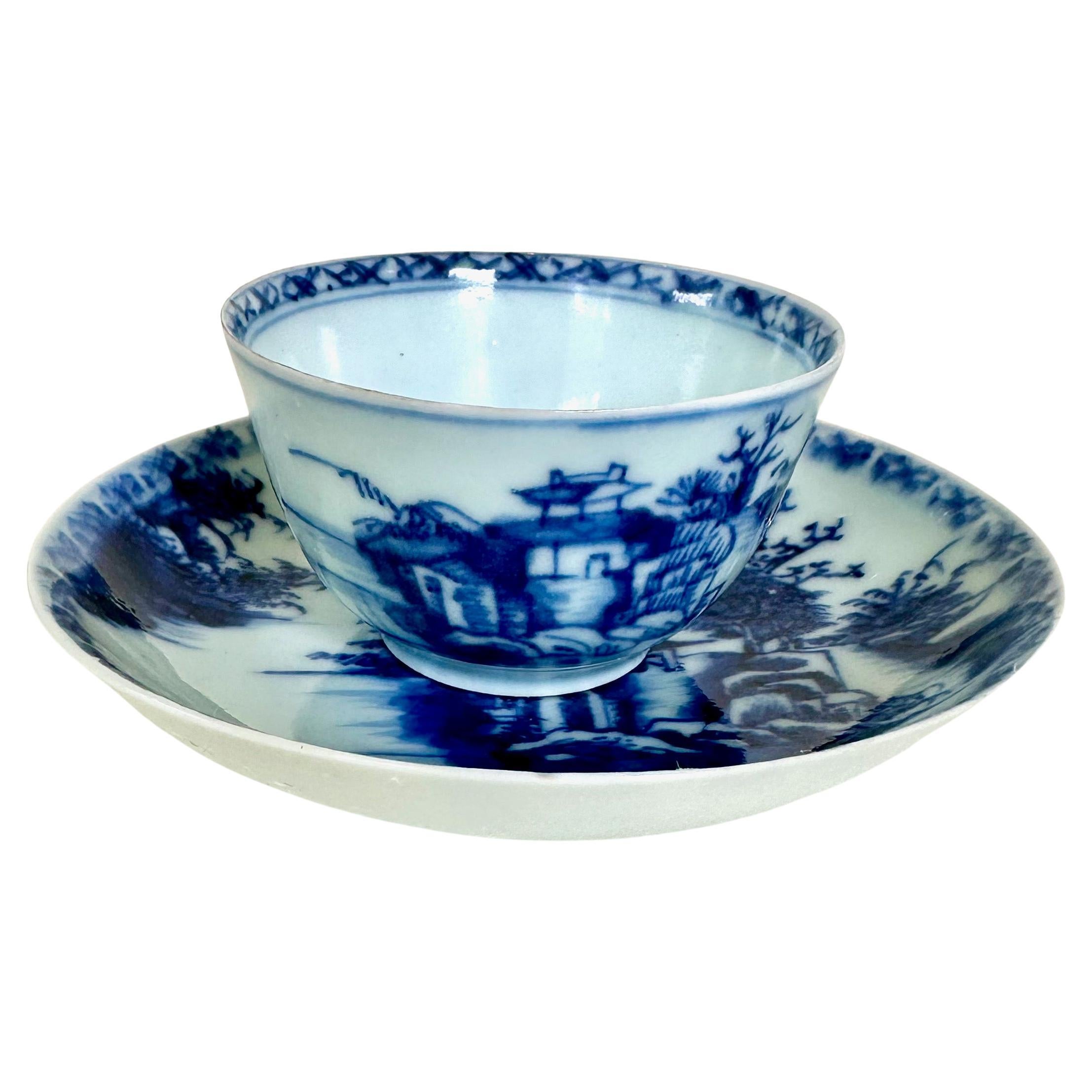 Set of 18th Century Nanking Cargo Cups and Saucers