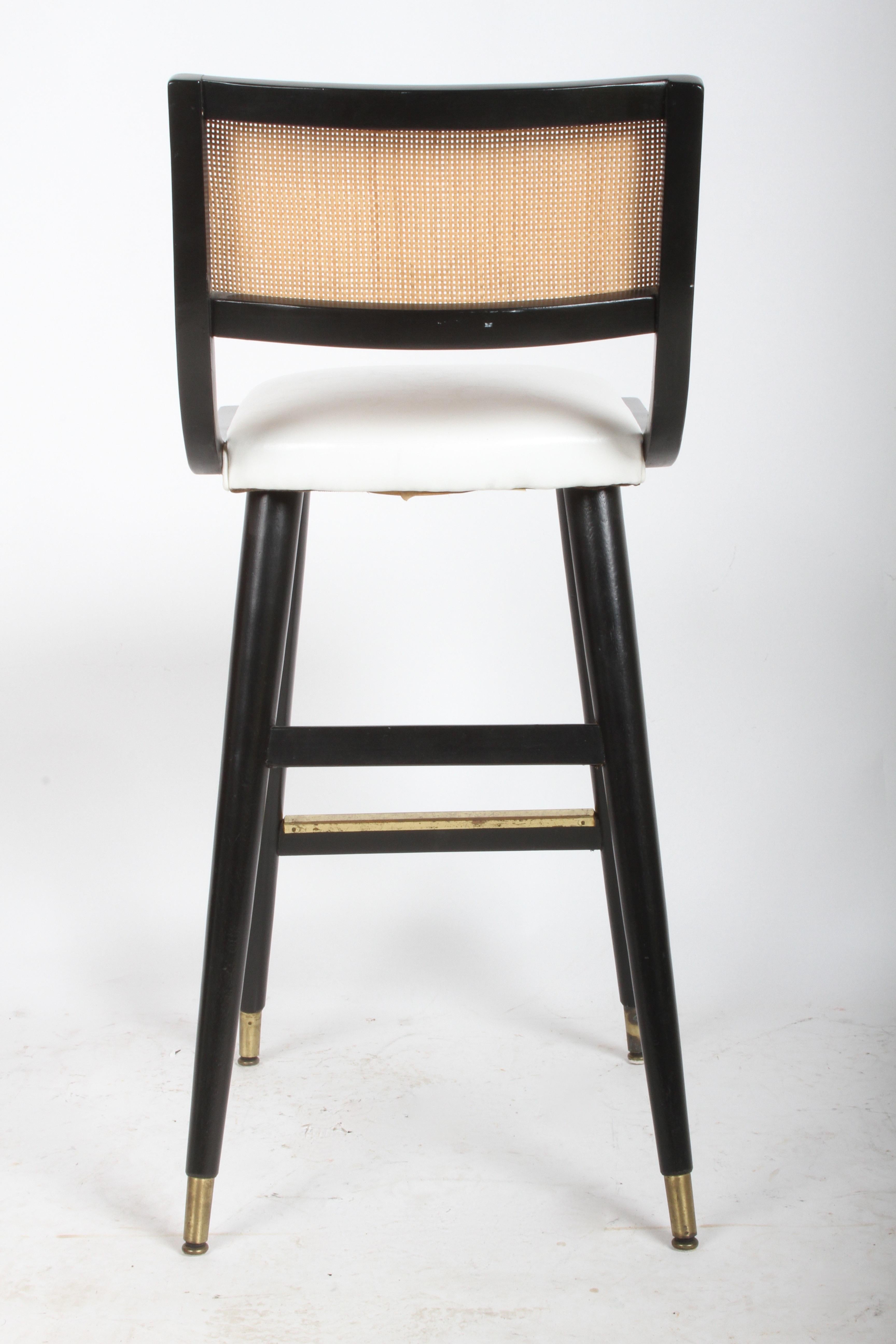  Set of Four Mid-Century Modern Bar Stools 6