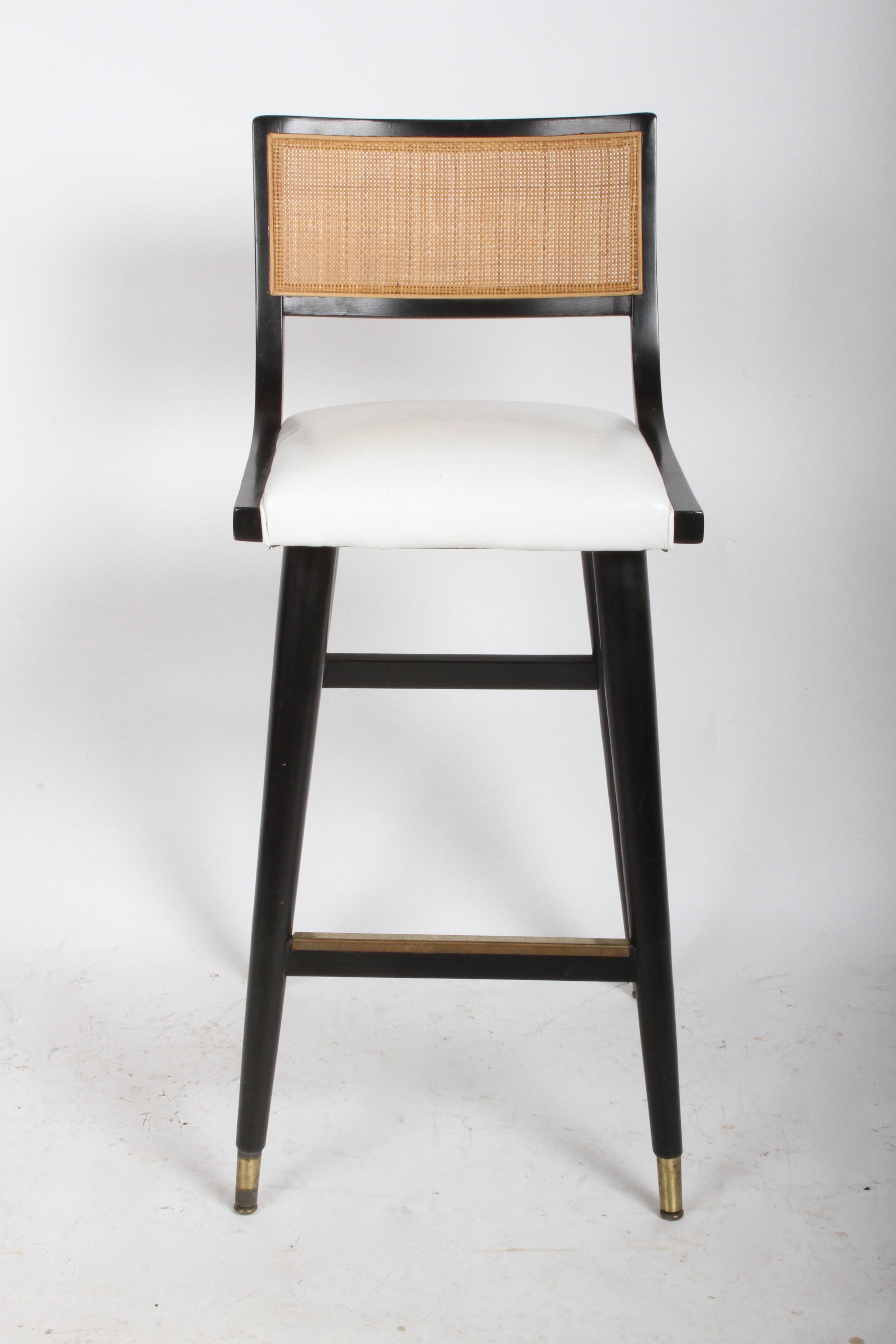  Set of Four Mid-Century Modern Bar Stools 9