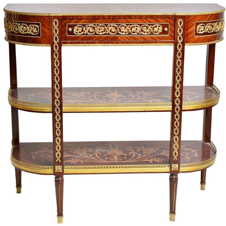 Two Shelves Console Louis XVI Style, 20th Century For Sale at 1stDibs