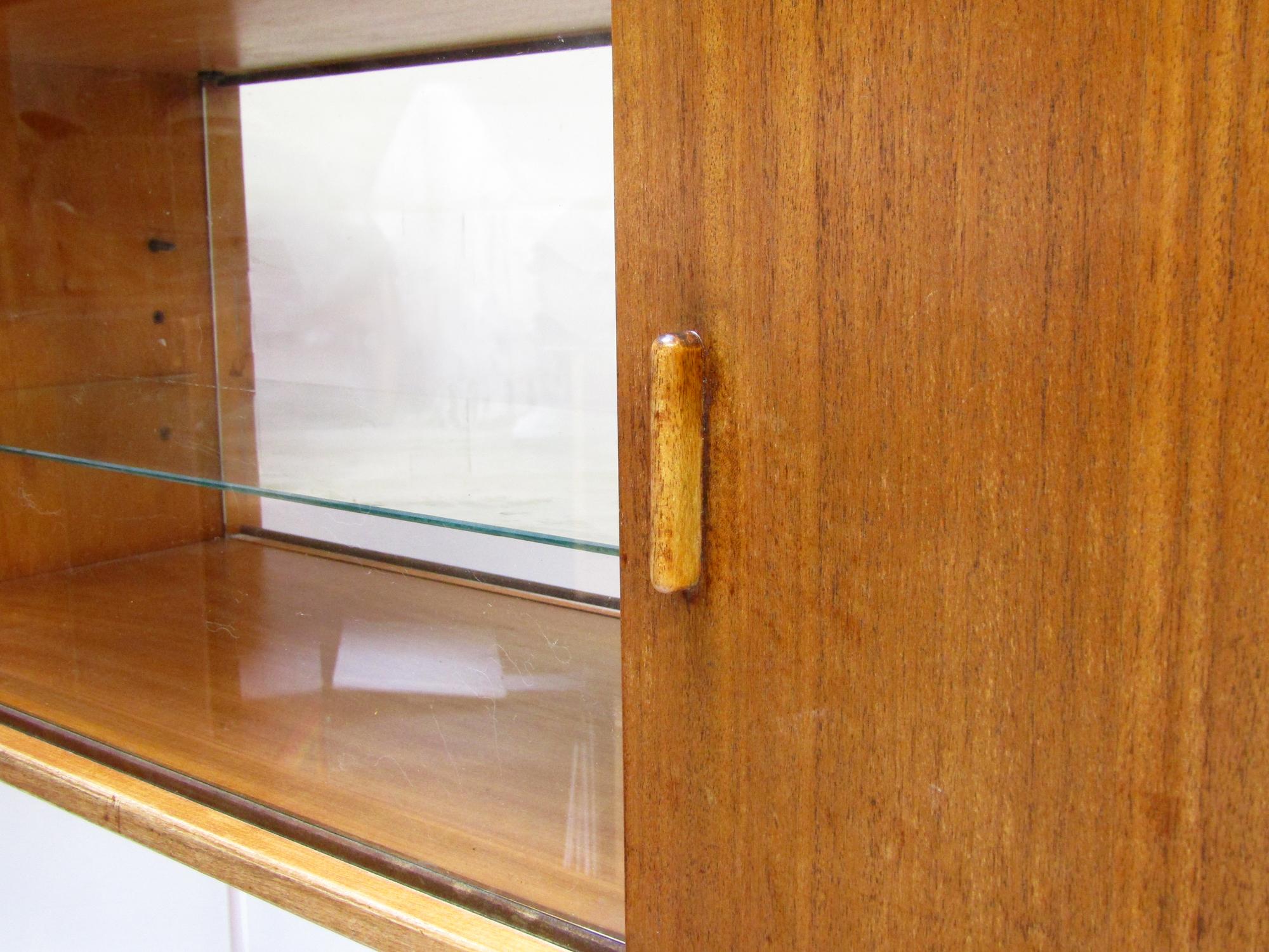 Two-Sided 1950s Room Divider Display Cabinet by Frank Guille for Kandya 3