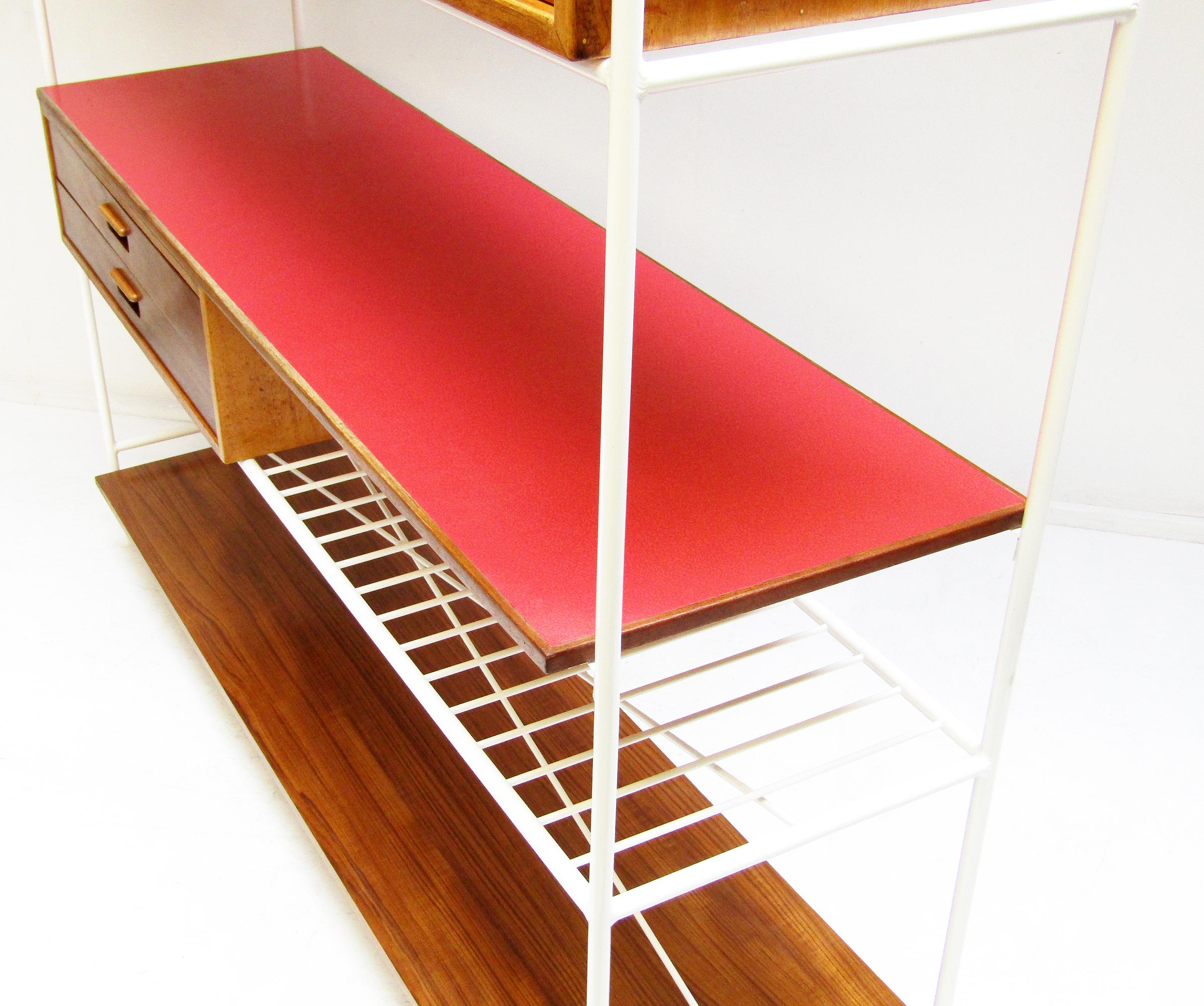 Two-Sided 1950s Room Divider Display Cabinet by Frank Guille for Kandya 2