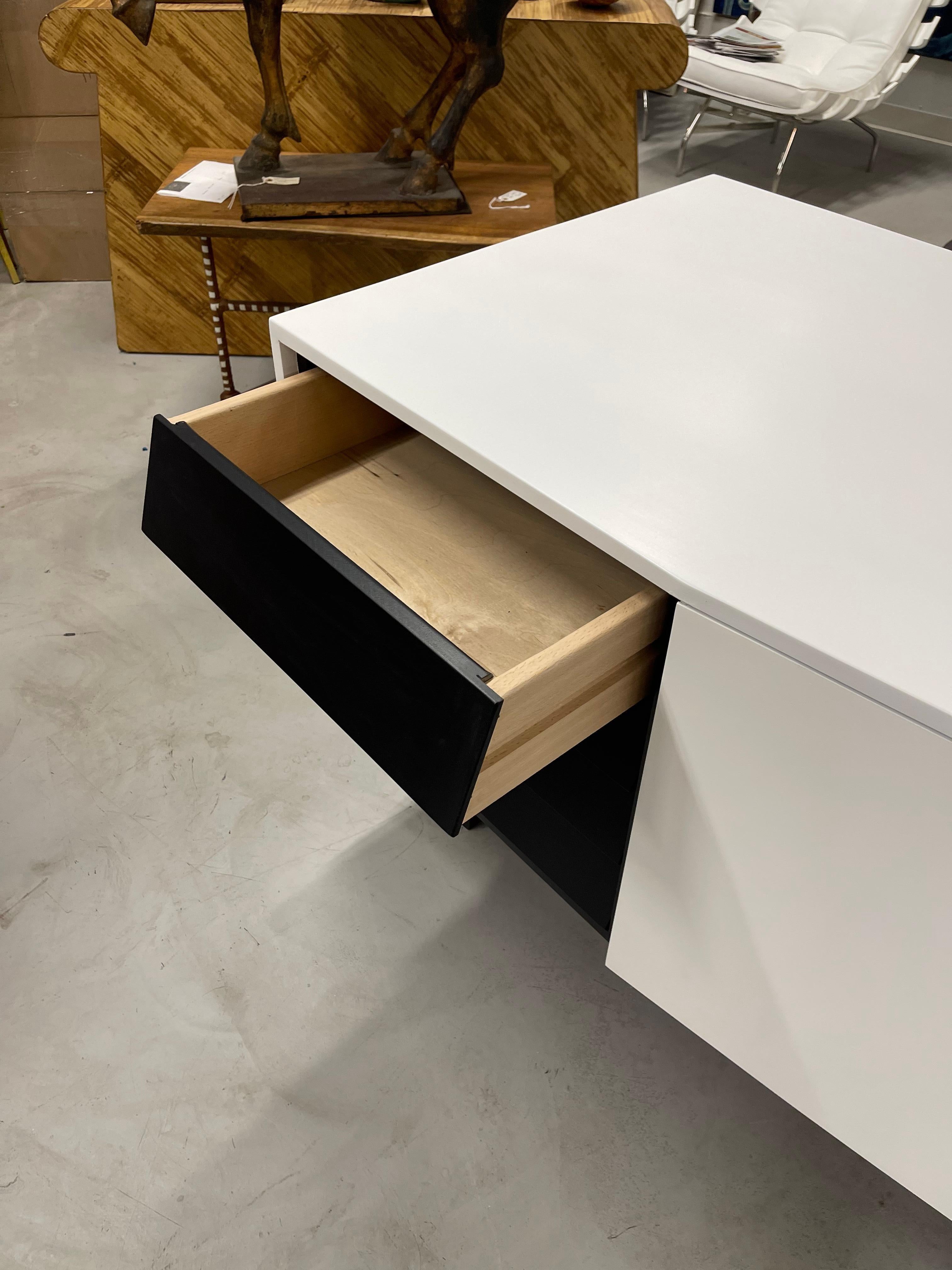 Two Sided Angled Credenza For Sale 5