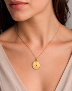 Two-Sided Cleopatra Protection Amulet Pendant
