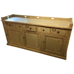 Used Two Sided French Restaurant Store Counter