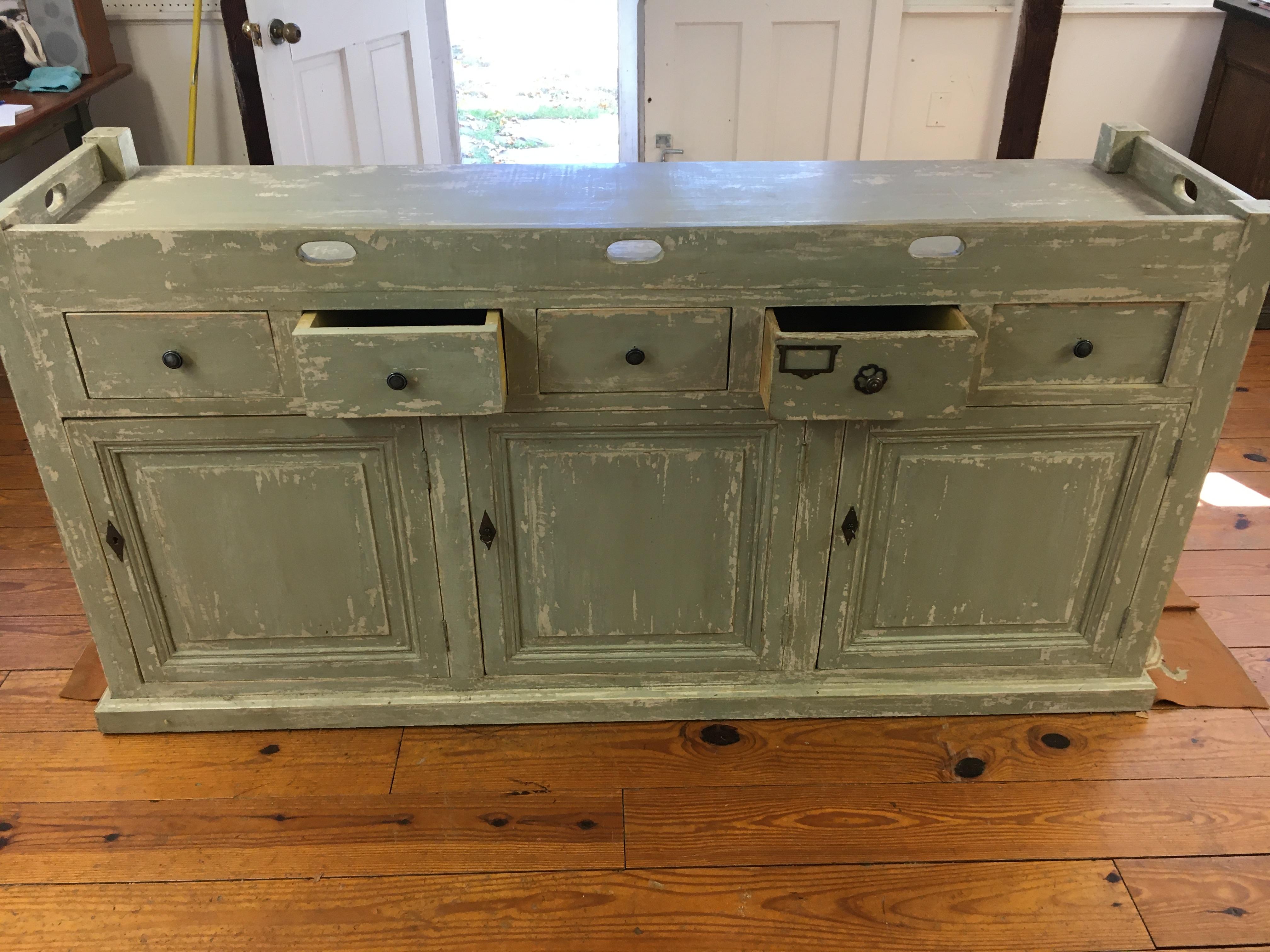 Late 19th Century Two Sided Restaurant Store Counter