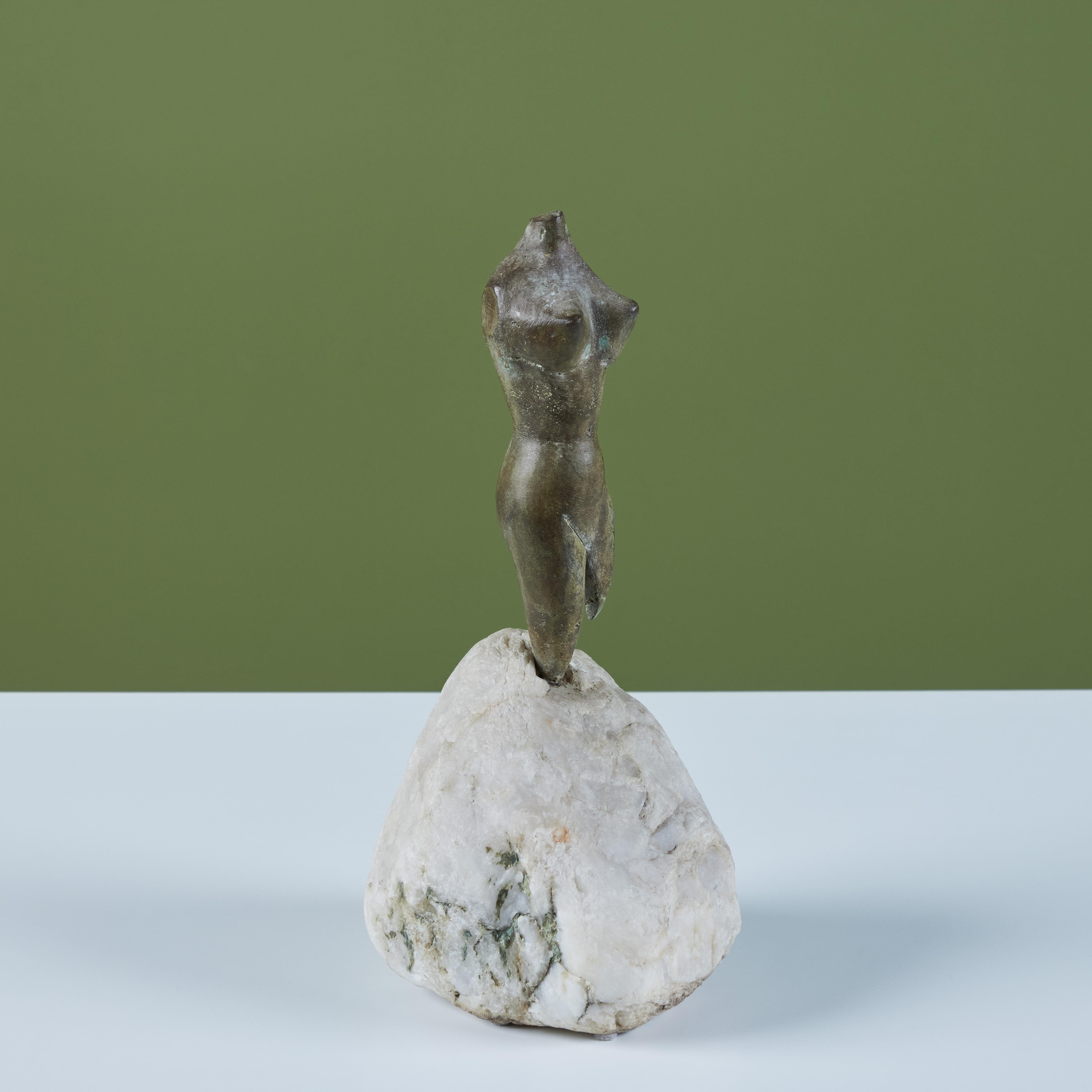 Bronzeskulptur „Two Sides Of Eve“ aus Bronze 3