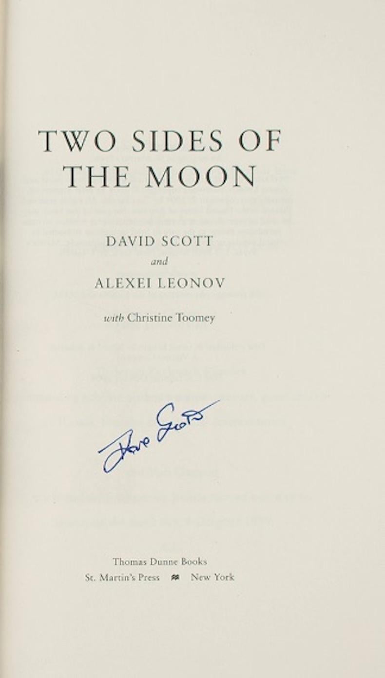 Two Sides of the Moon: Our Story of the Cold War Space Race, Signed, David Scott In Distressed Condition In Colorado Springs, CO