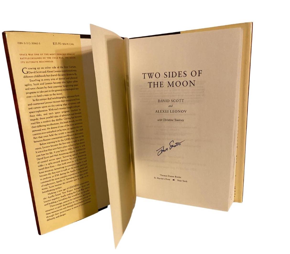 Contemporary Two Sides of the Moon: Our Story of the Cold War Space Race, Signed, David Scott