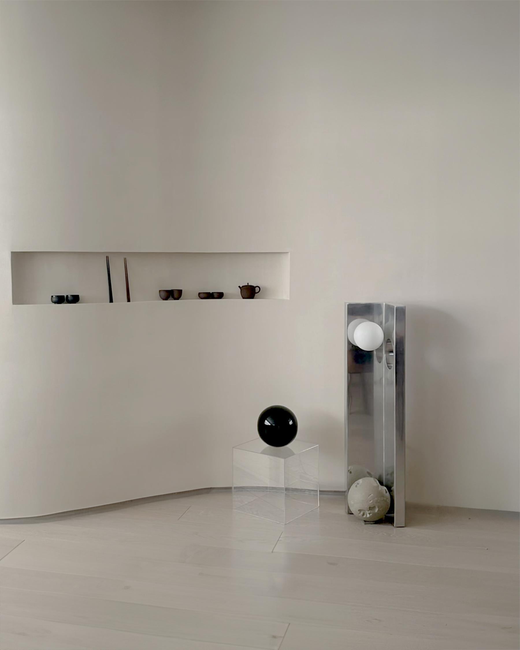 Two Sides of the Same Coin, FLOOR LAMP, Made to order, CUSTOMIZE In New Condition For Sale In Brooklyn, NY