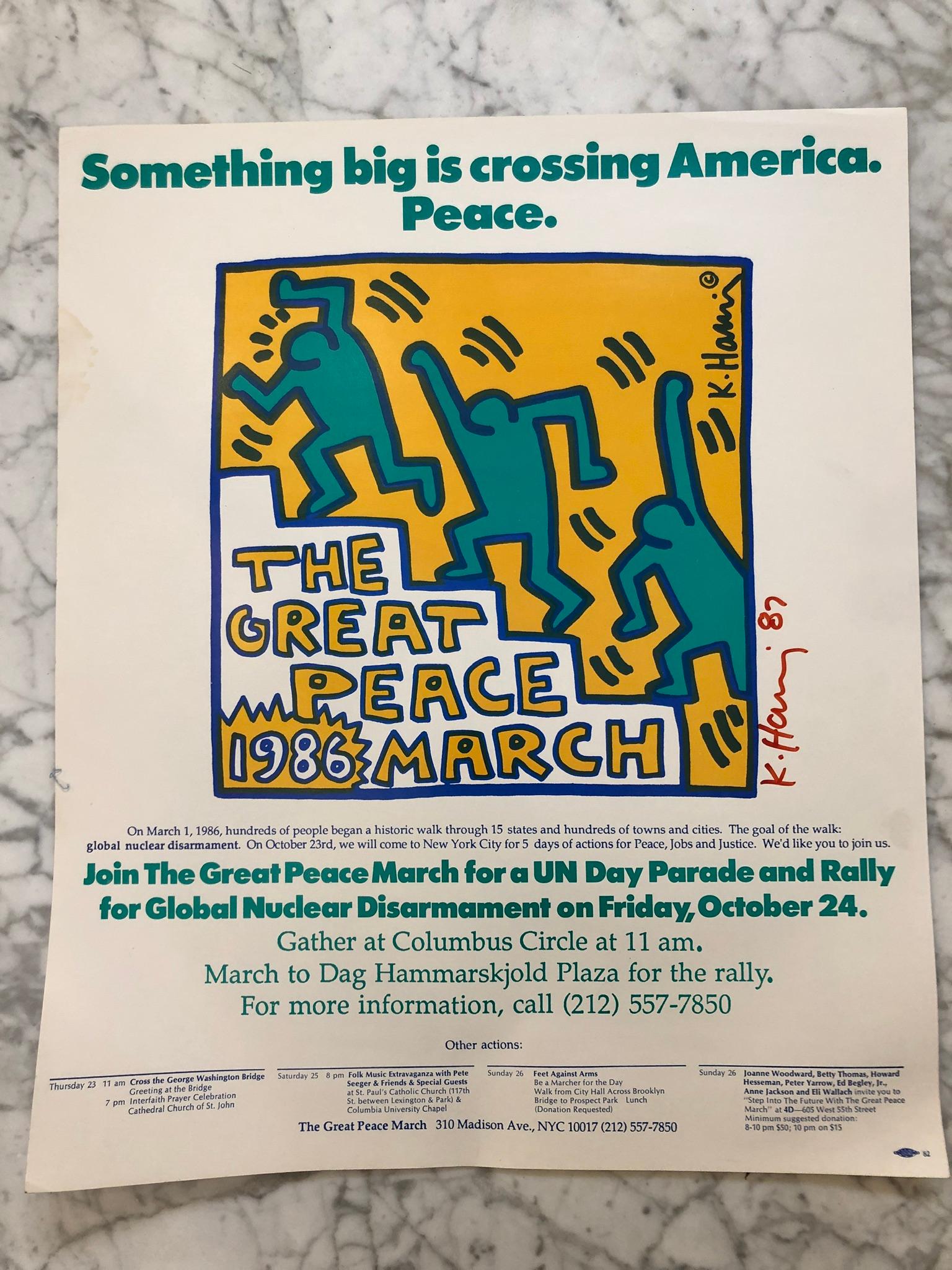 keith haring peace