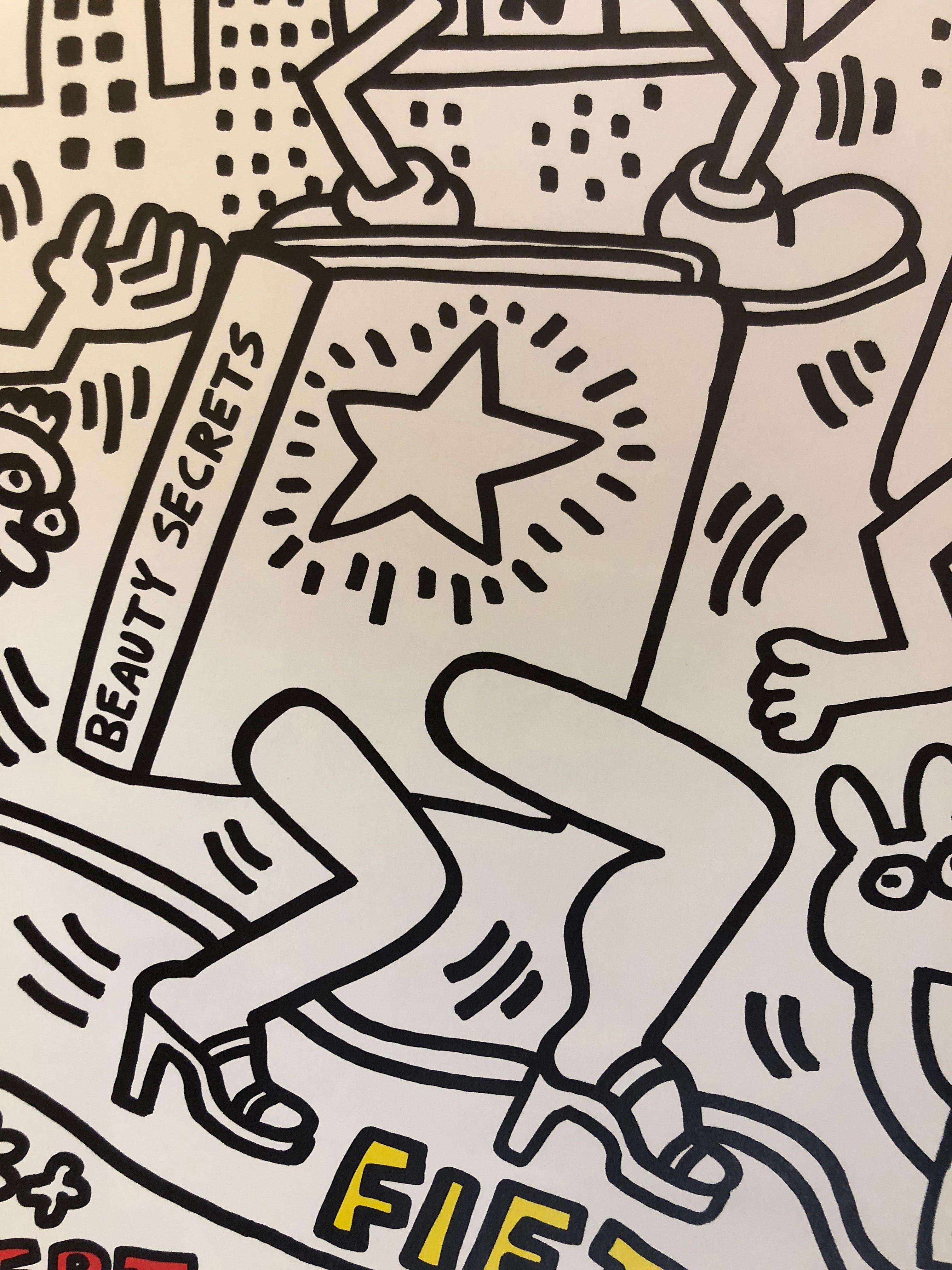 Deux affiches signées Keith Haring en vente 3