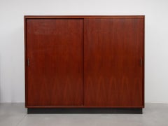 Two Sliding Doors Wardrobe designed by Alfred Hendrickx, Belgium, 1960s