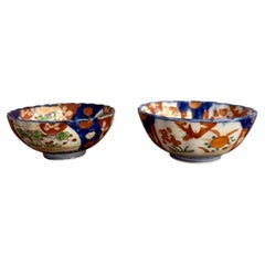 Two small antique Japanese imari bowls