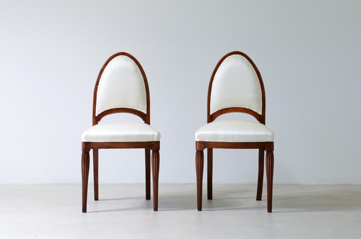 Francese Due piccole sedie Deco in vendita