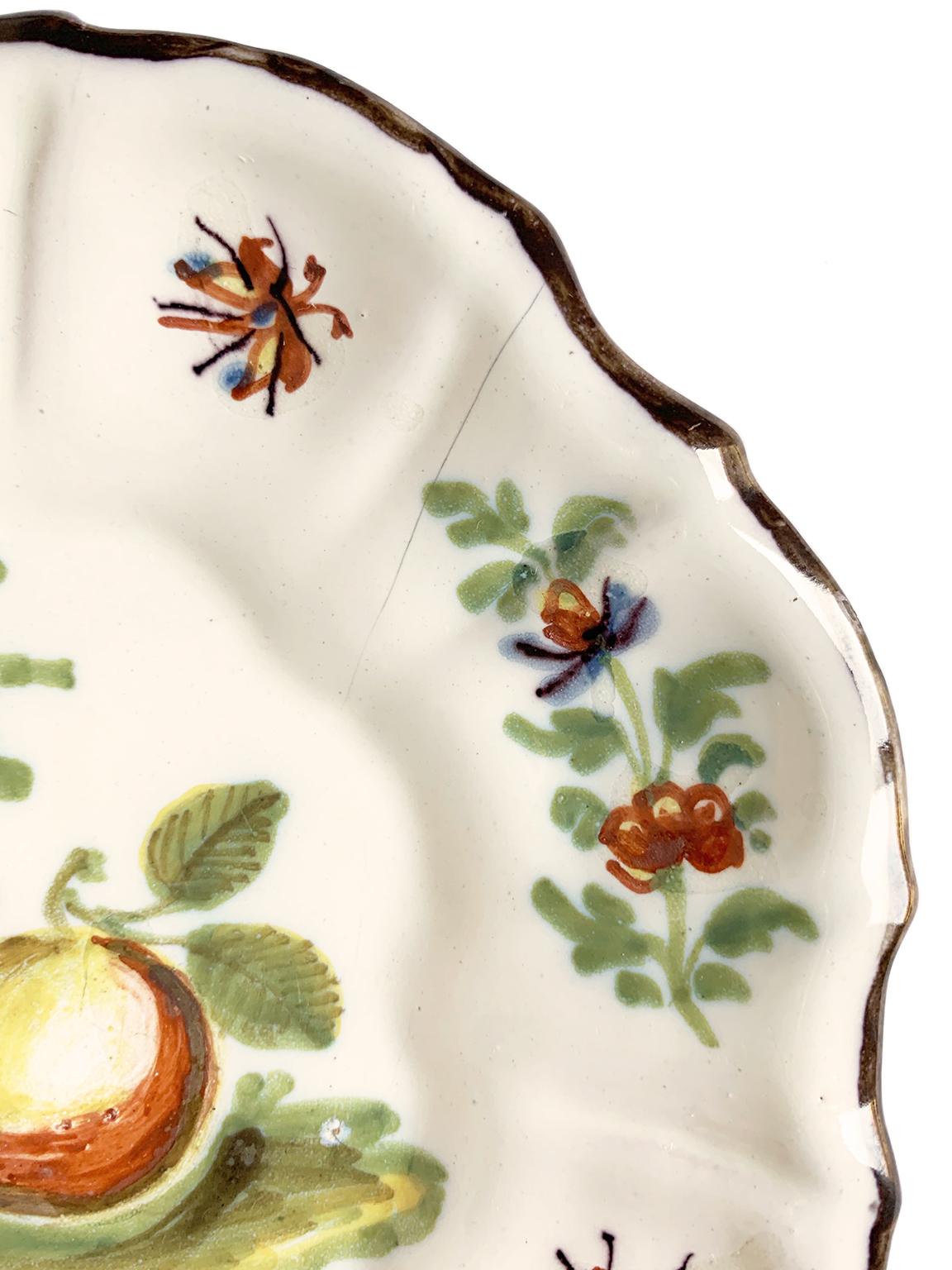Two Small Italian Dishes Antonio Maria Coppellotti Manufacture, Lodi, Circa 1740 in vendita 4