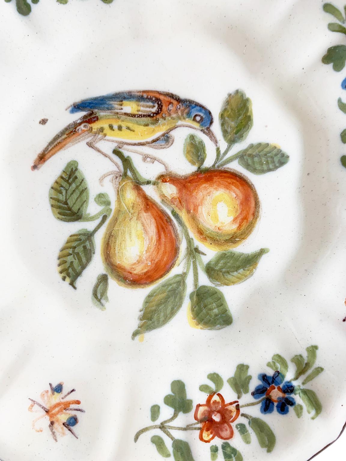 Two Small Italian Dishes Antonio Maria Coppellotti Manufacture, Lodi, Circa 1740 in vendita 7