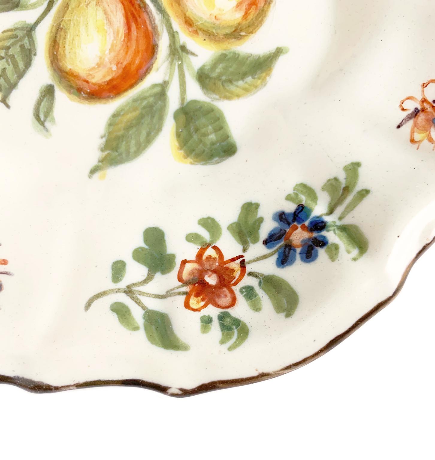 Two Small Italian Dishes Antonio Maria Coppellotti Manufacture, Lodi, Circa 1740 in vendita 8