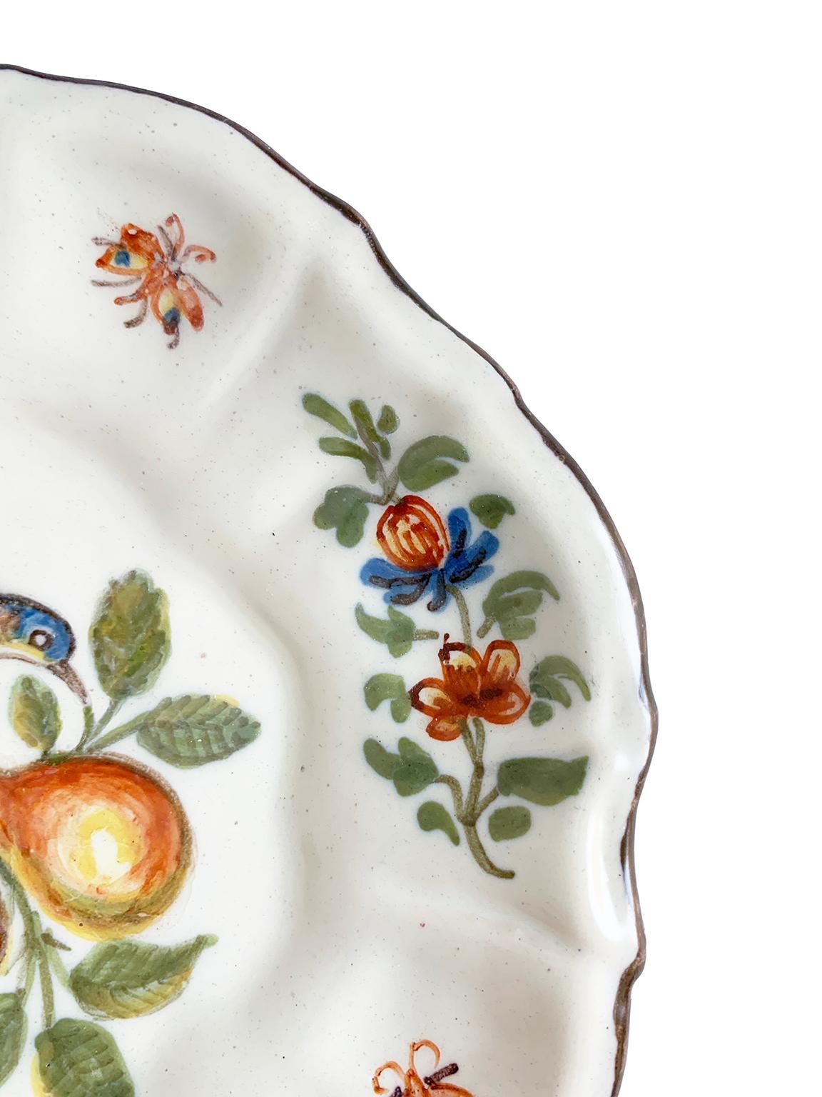Two Small Italian Dishes Antonio Maria Coppellotti Manufacture, Lodi, Circa 1740 in vendita 9