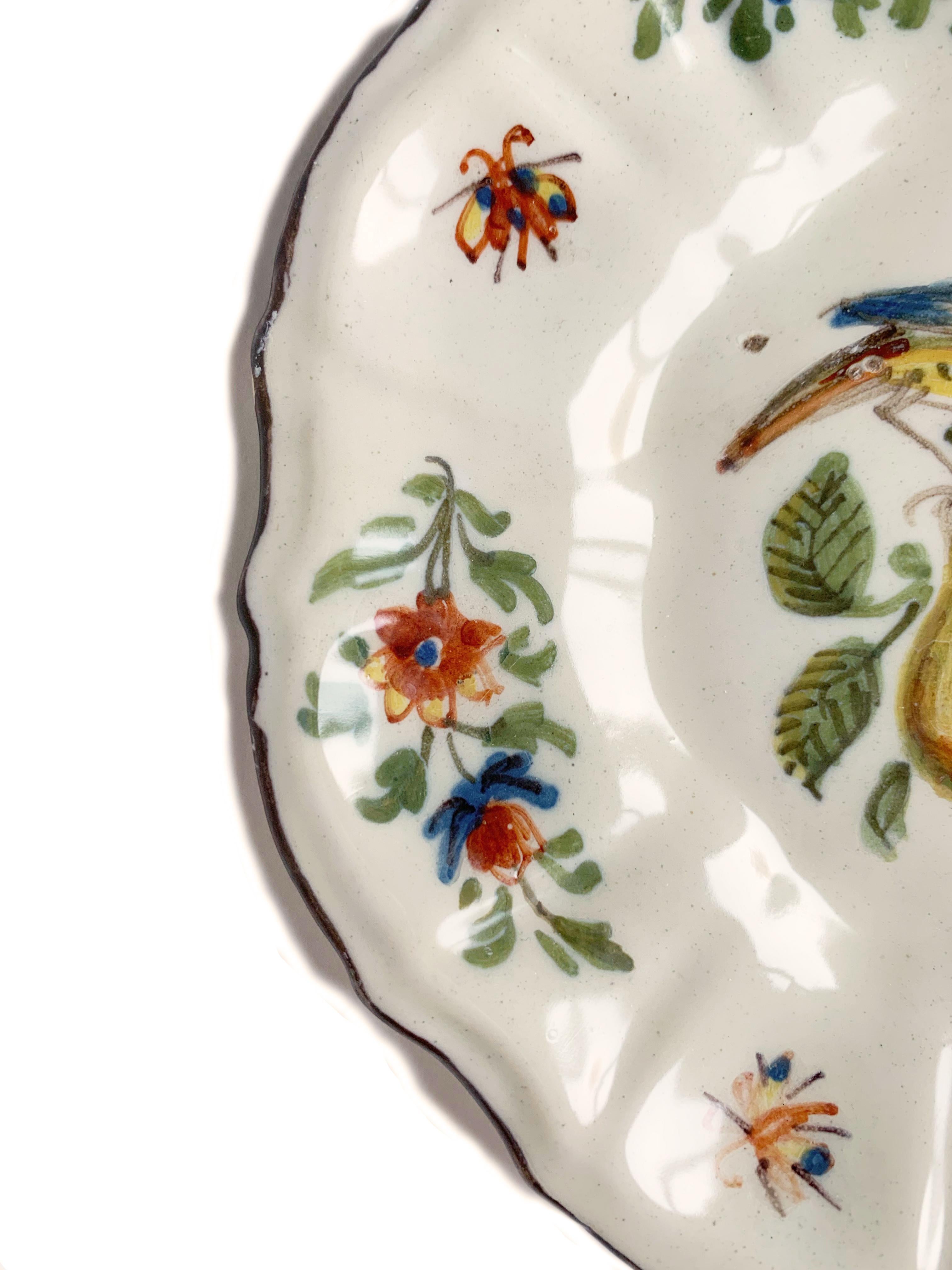 Two Small Italian Dishes Antonio Maria Coppellotti Manufacture, Lodi, Circa 1740 in vendita 10
