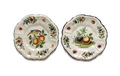 Two Small Italian Dishes Antonio Maria Coppellotti Manufacture, Lodi, Circa 1740