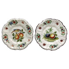 Two Small Italian Dishes Antonio Maria Coppellotti Manufacture, Lodi, Circa 1740