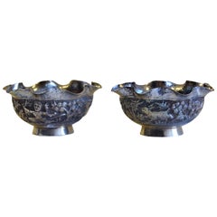 Two Small Silver Bowls, China, Early 20th Century