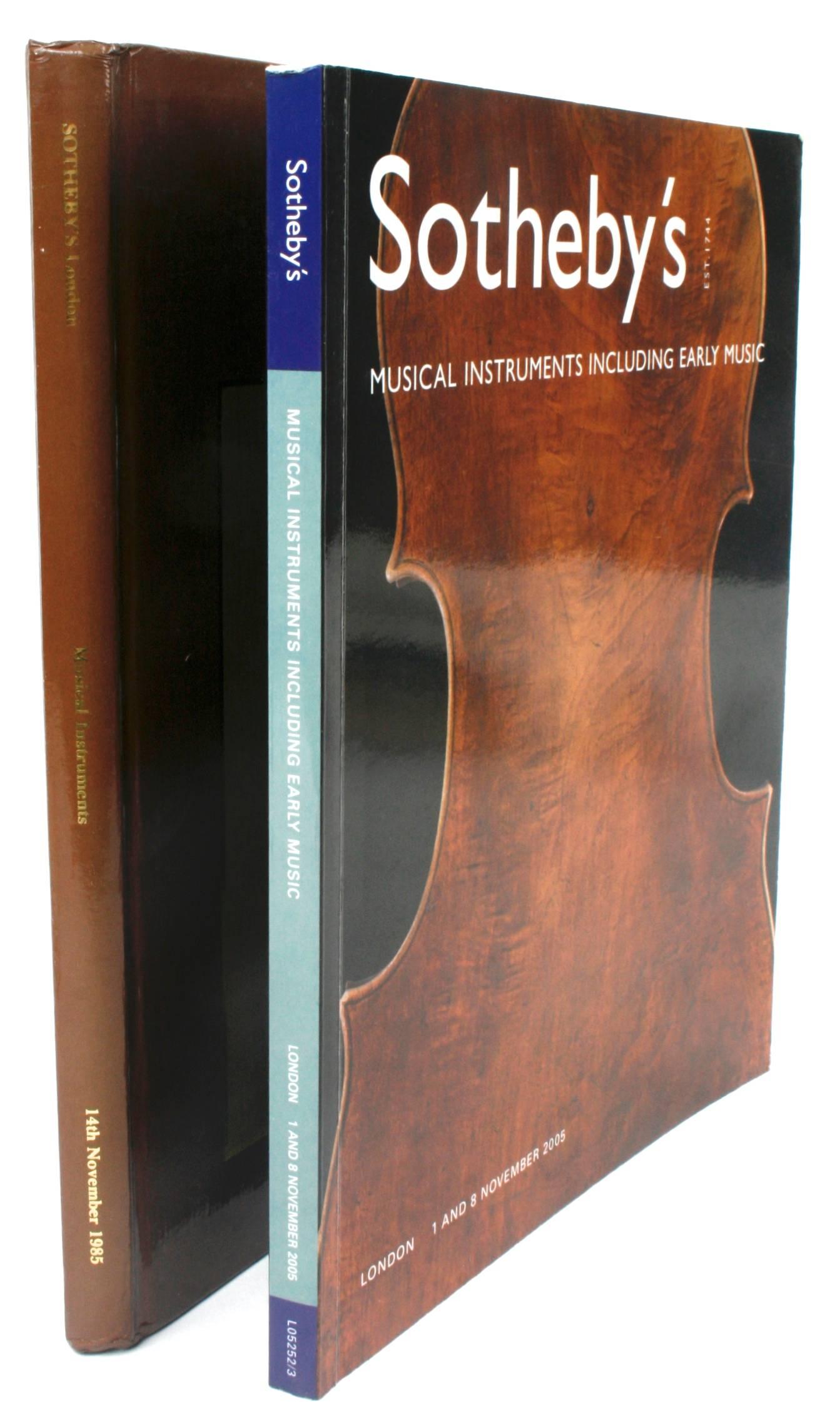 Two Sotheby's London Auction Catalogues on Musical Instruments For Sale 8