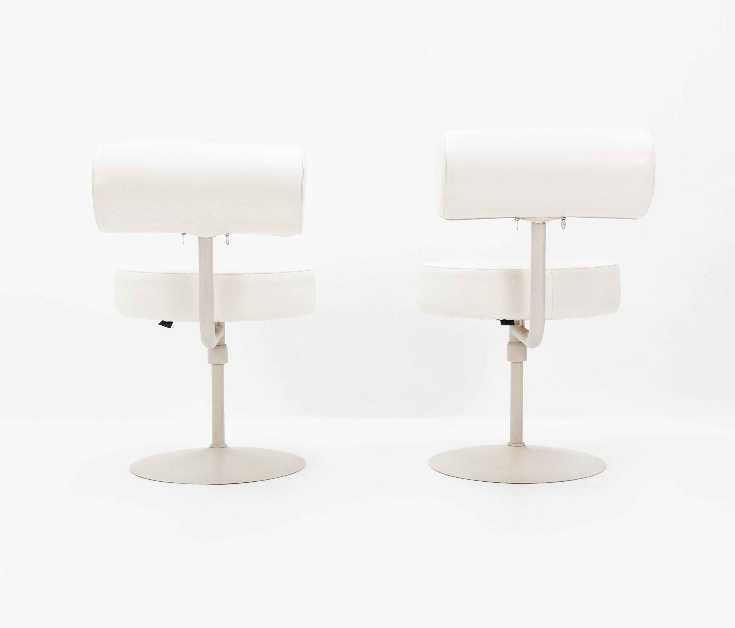 Two Space Ace stools “The Naturel Choice”, Denmark, 1970s 3