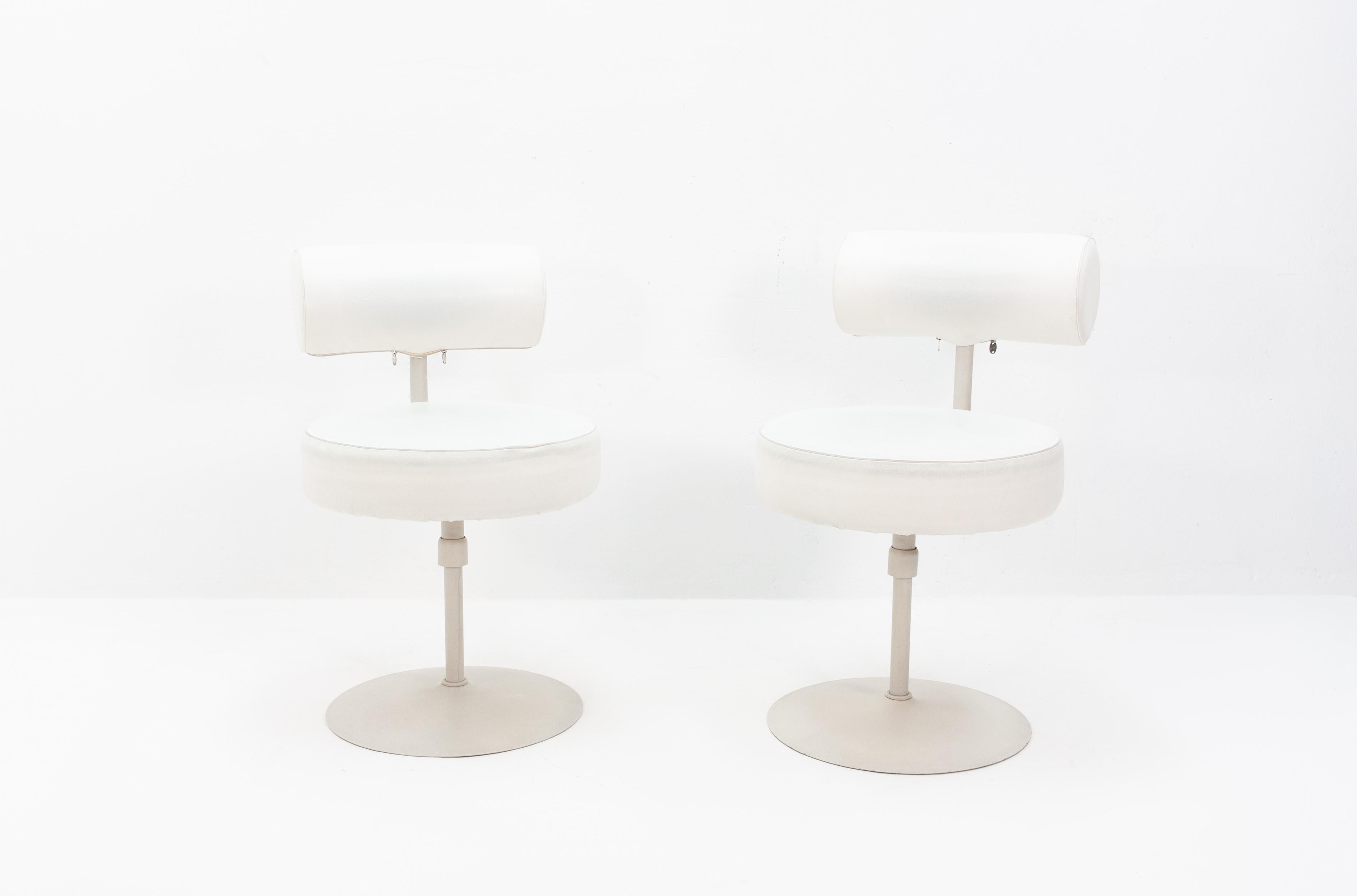 Space Age Two Space Ace stools “The Naturel Choice”, Denmark, 1970s