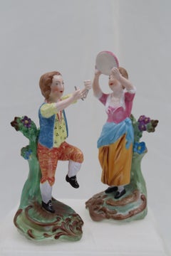 Two Spode figurines in the Chelsea style
