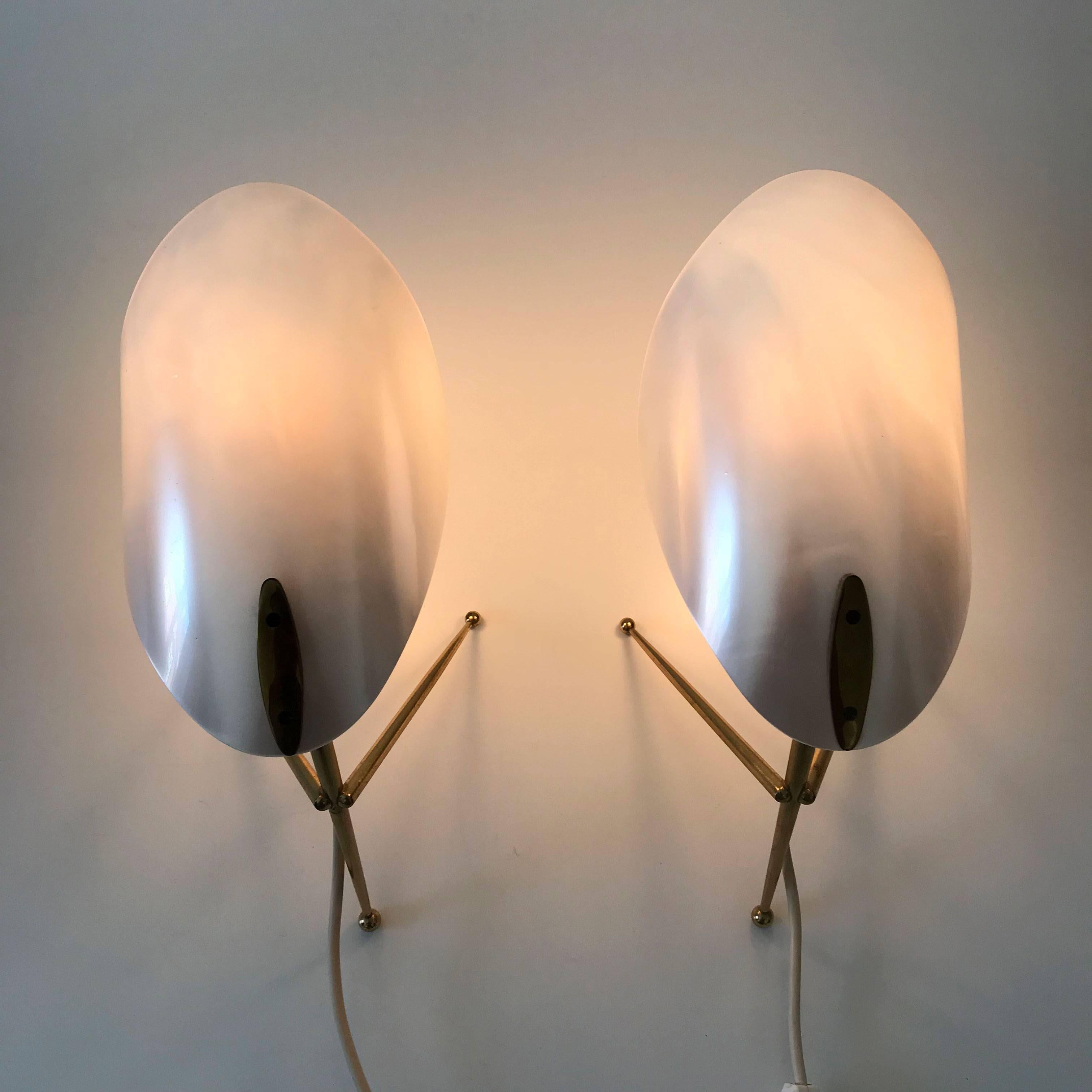 Two Sputnik Table Lamps by Kaiser Leuchten, 1950, Germany 4