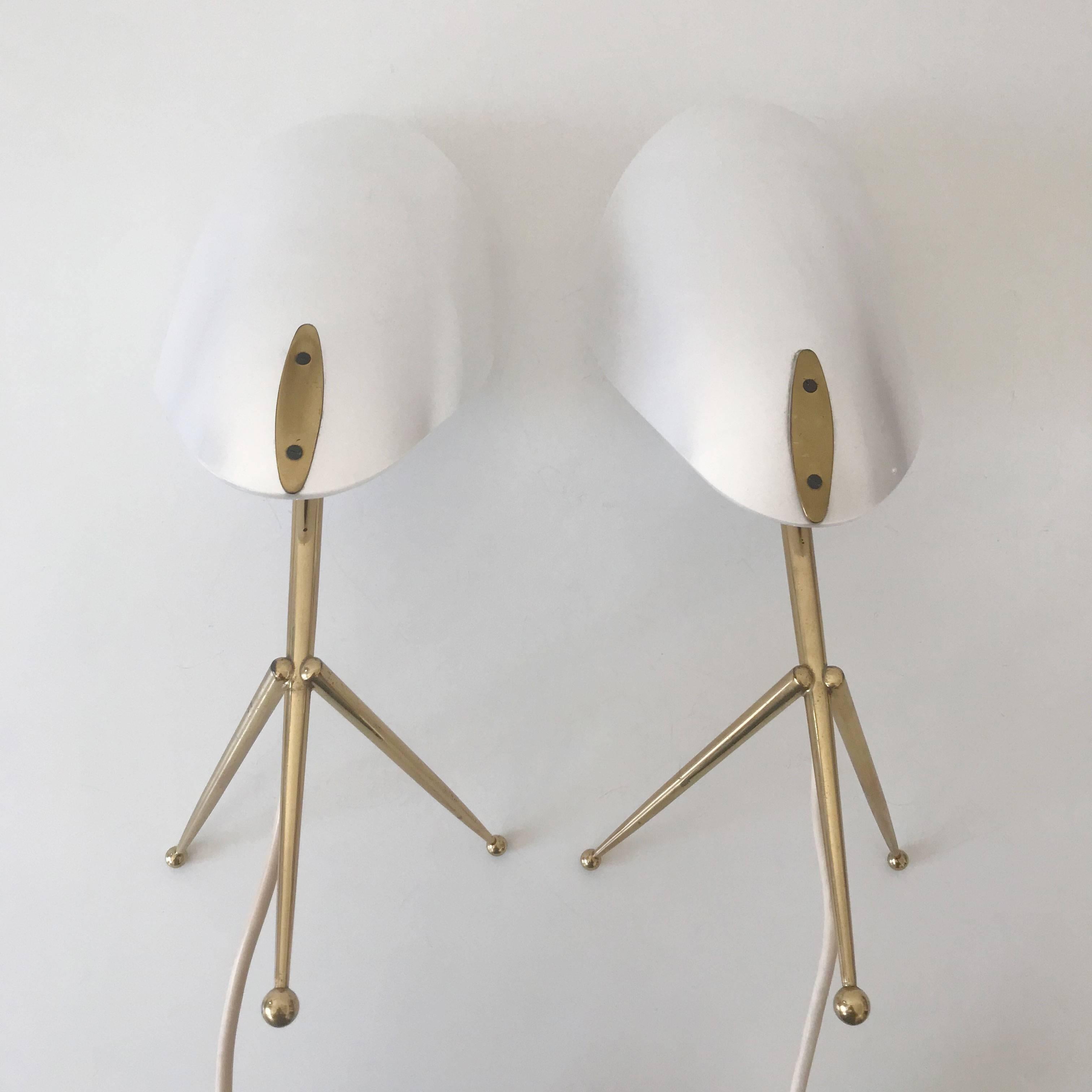 Two Sputnik Table Lamps by Kaiser Leuchten, 1950, Germany 5