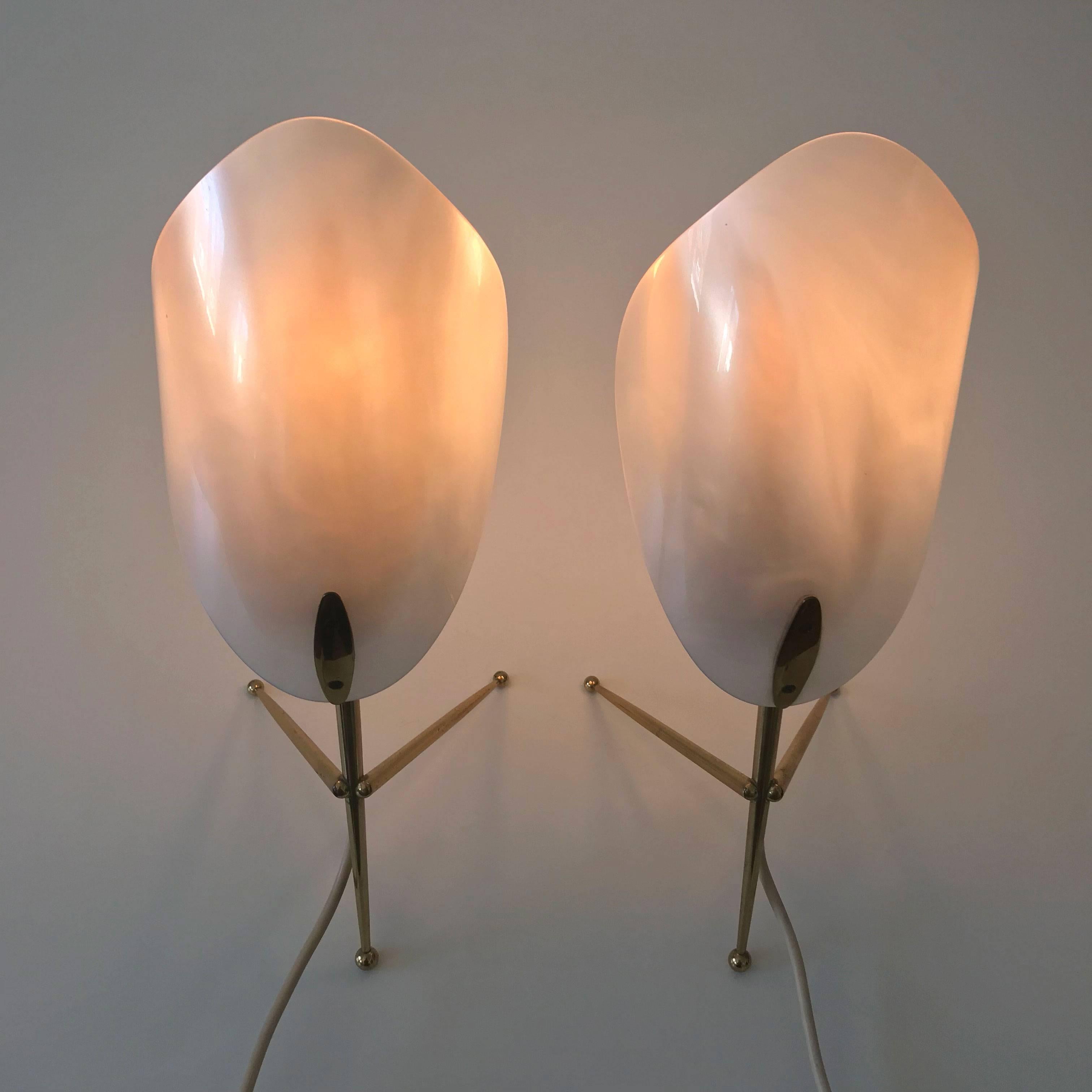 Two Sputnik Table Lamps by Kaiser Leuchten, 1950, Germany 7